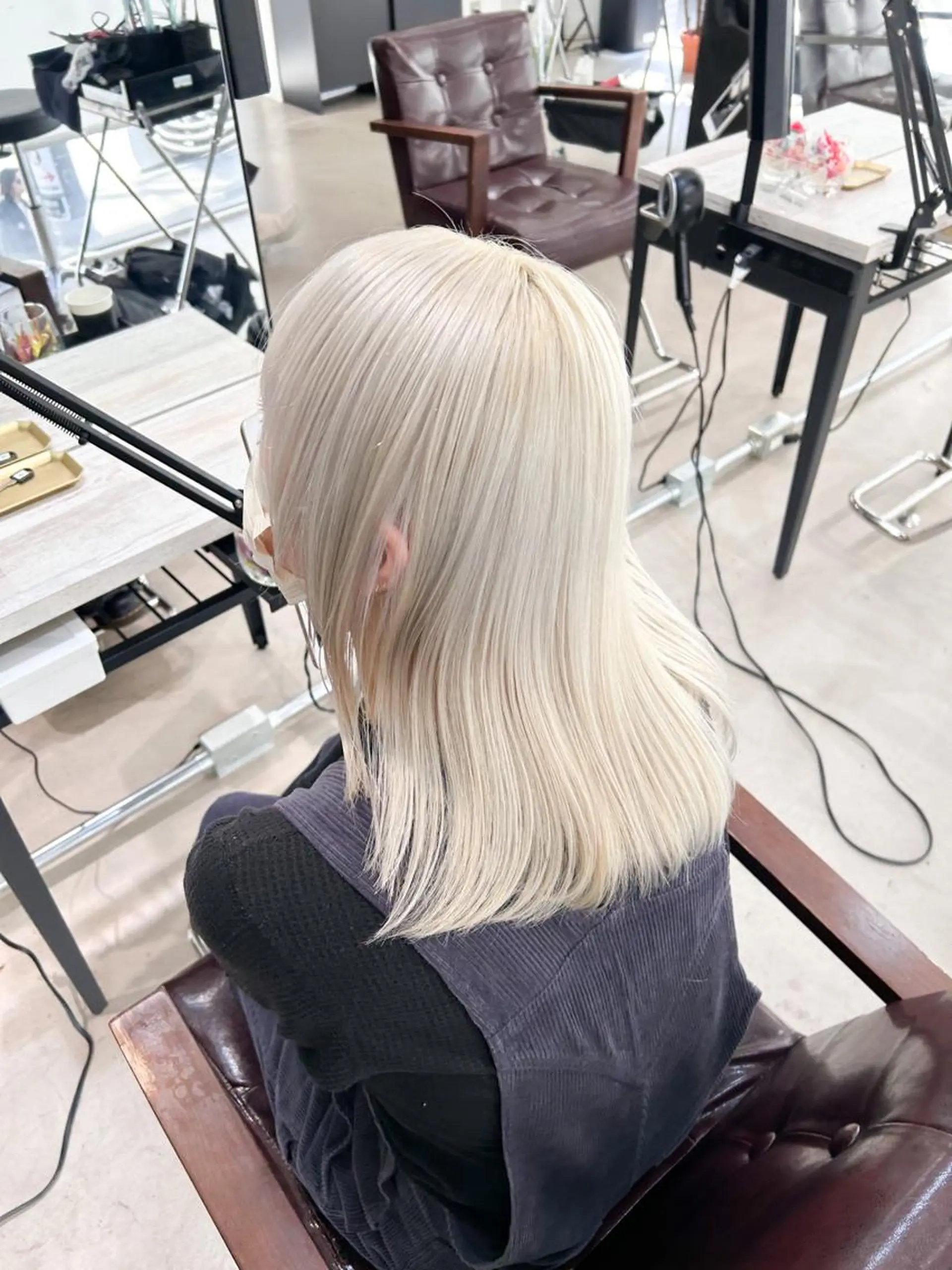 ロング カラー ROIS表参道所属・ケアブリーチ/ ブリーチ/Kazuoのヘアスタイル