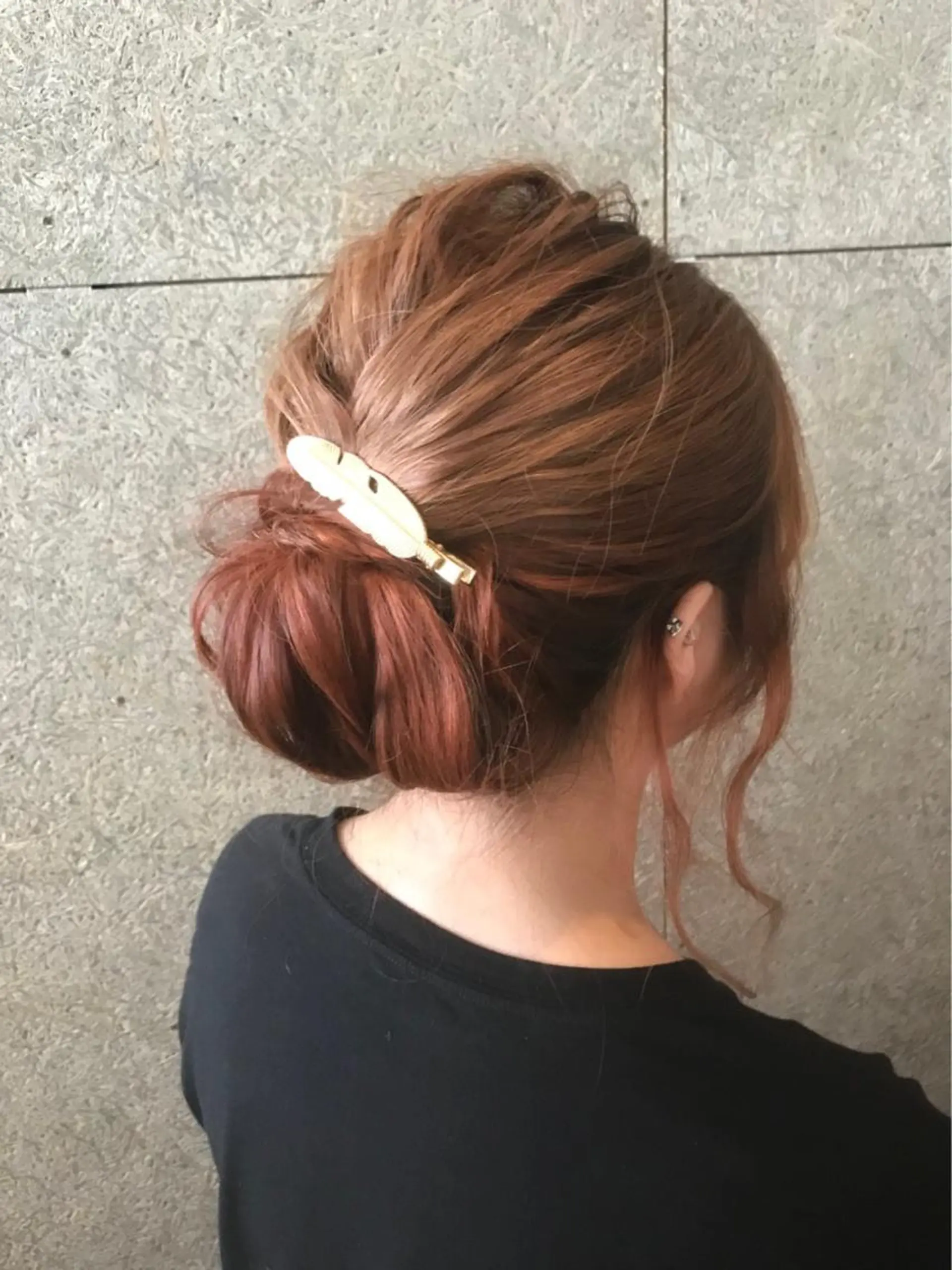 ミディアム ヘアアレンジ 川越 輝梨奈のヘアスタイル