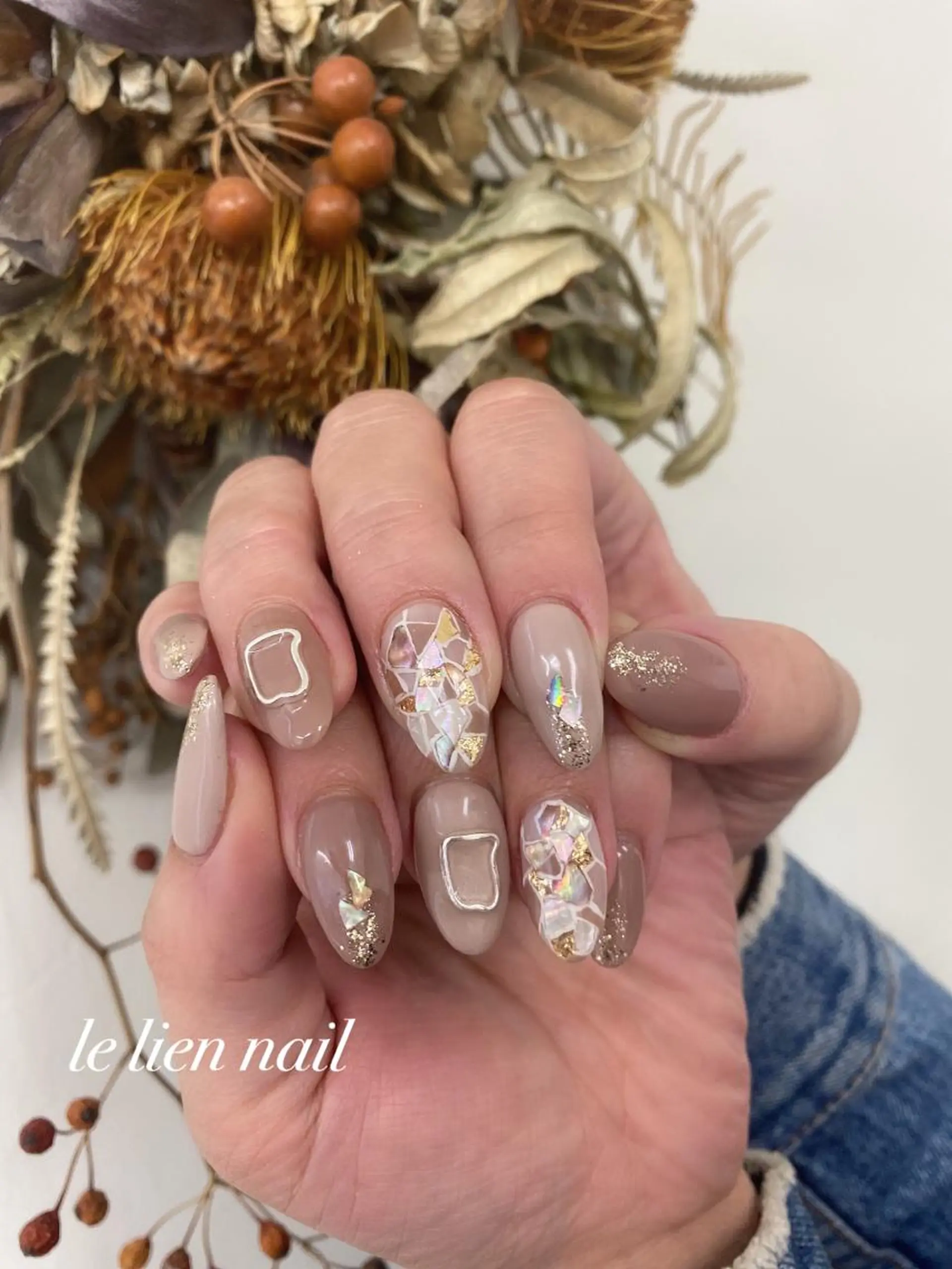 ネイル 持ち込み le lien nailのネイルデザイン