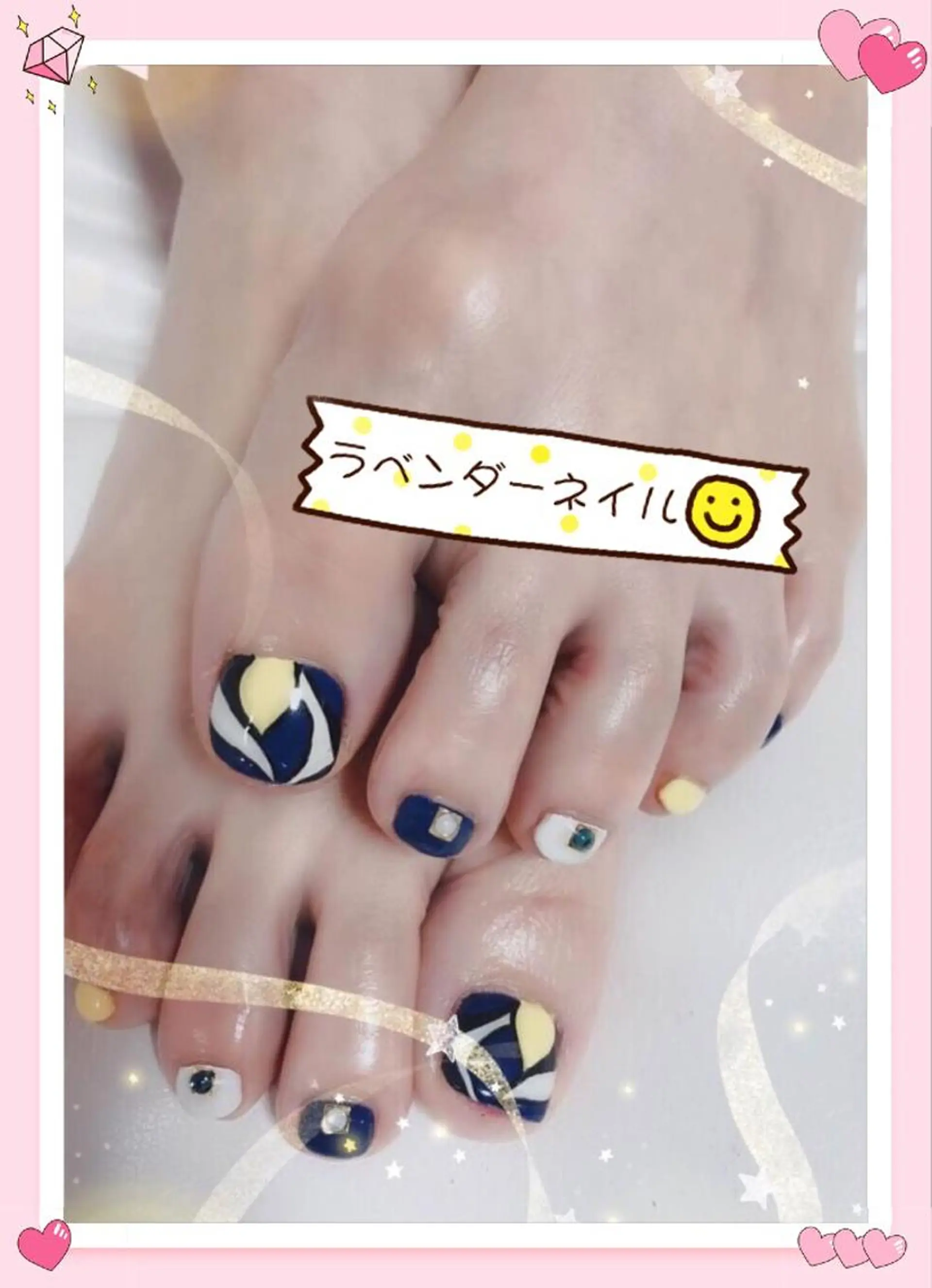 ネイル ラベンダー💖日暮里 ルル💖ネイルのネイルデザイン