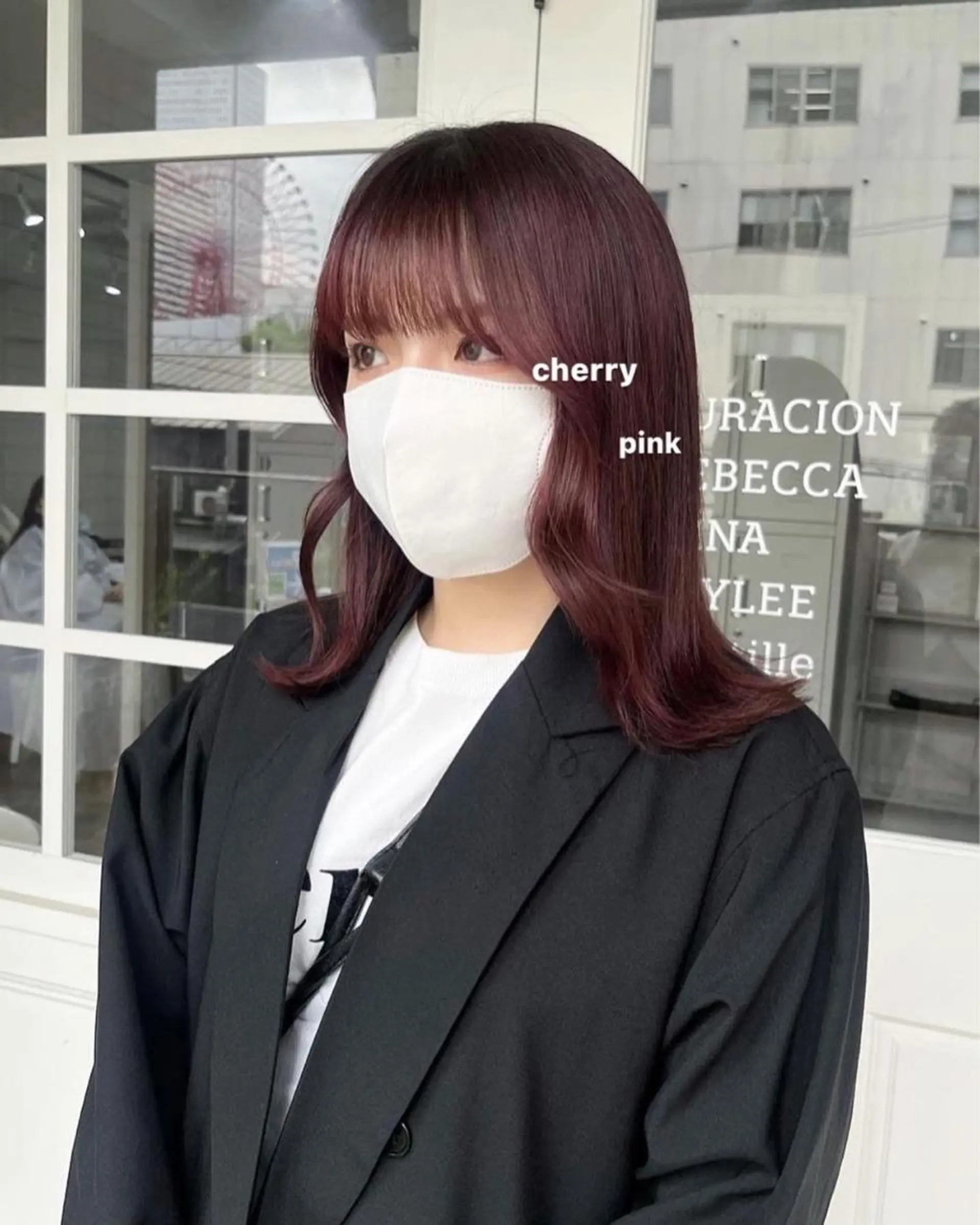 セミロング カラー マツエク・マツパ 𝗺𝗶𝗸𝘂♡ 似合わせ🎀のヘアスタイル