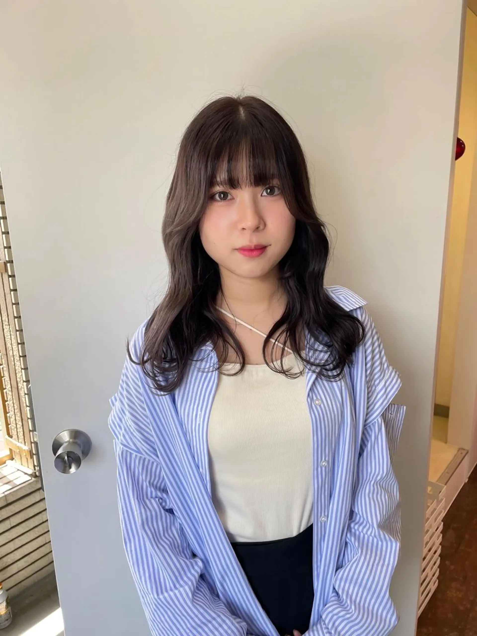 セミロング カラー トリートメント カット ヘアカラー トリートメント レイヤーカット🎀 kanaのヘアスタイル