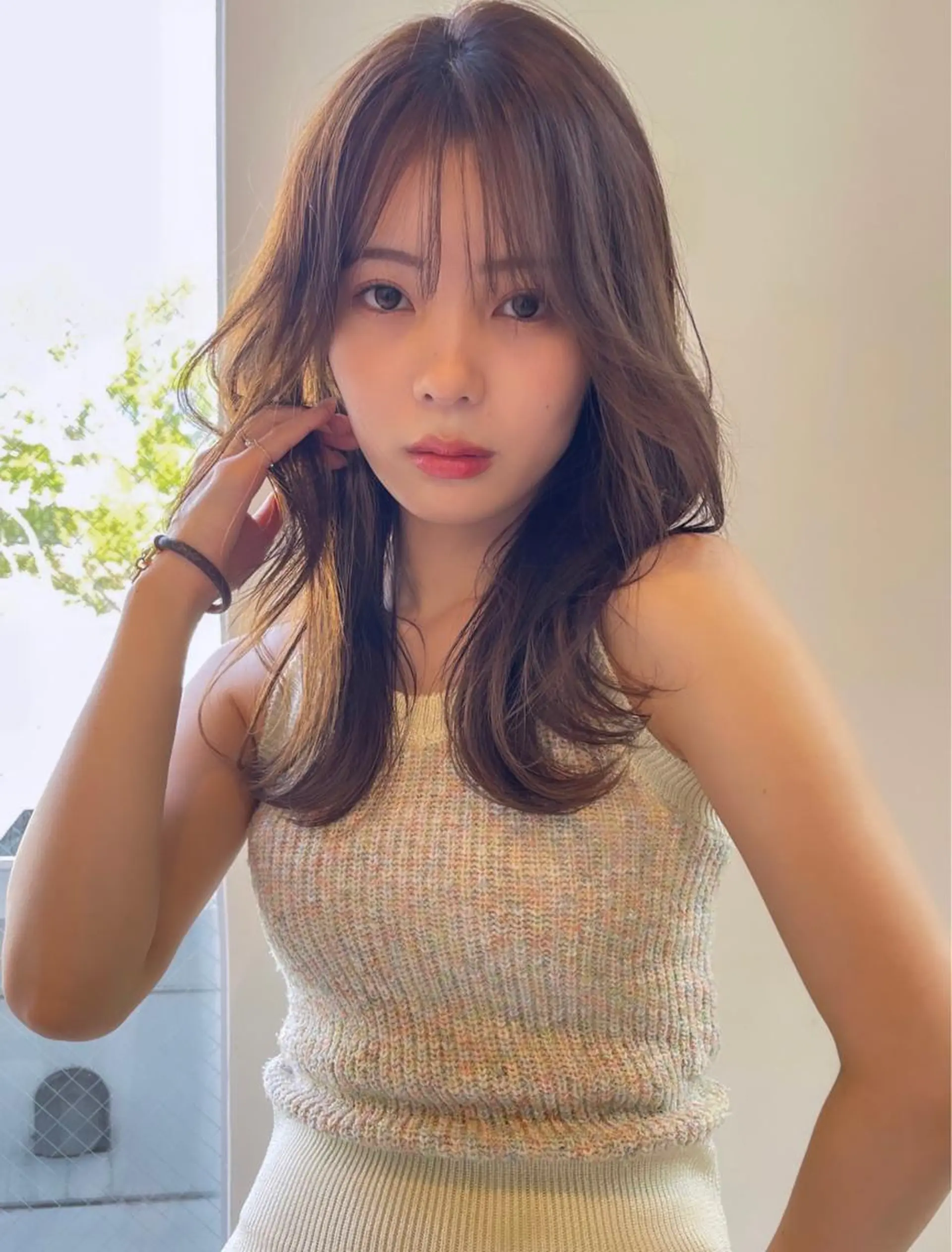 セミロング 髪質改善 レイヤーカット BRIDGE HAIR所属・BRIDGE あきらのヘアスタイル