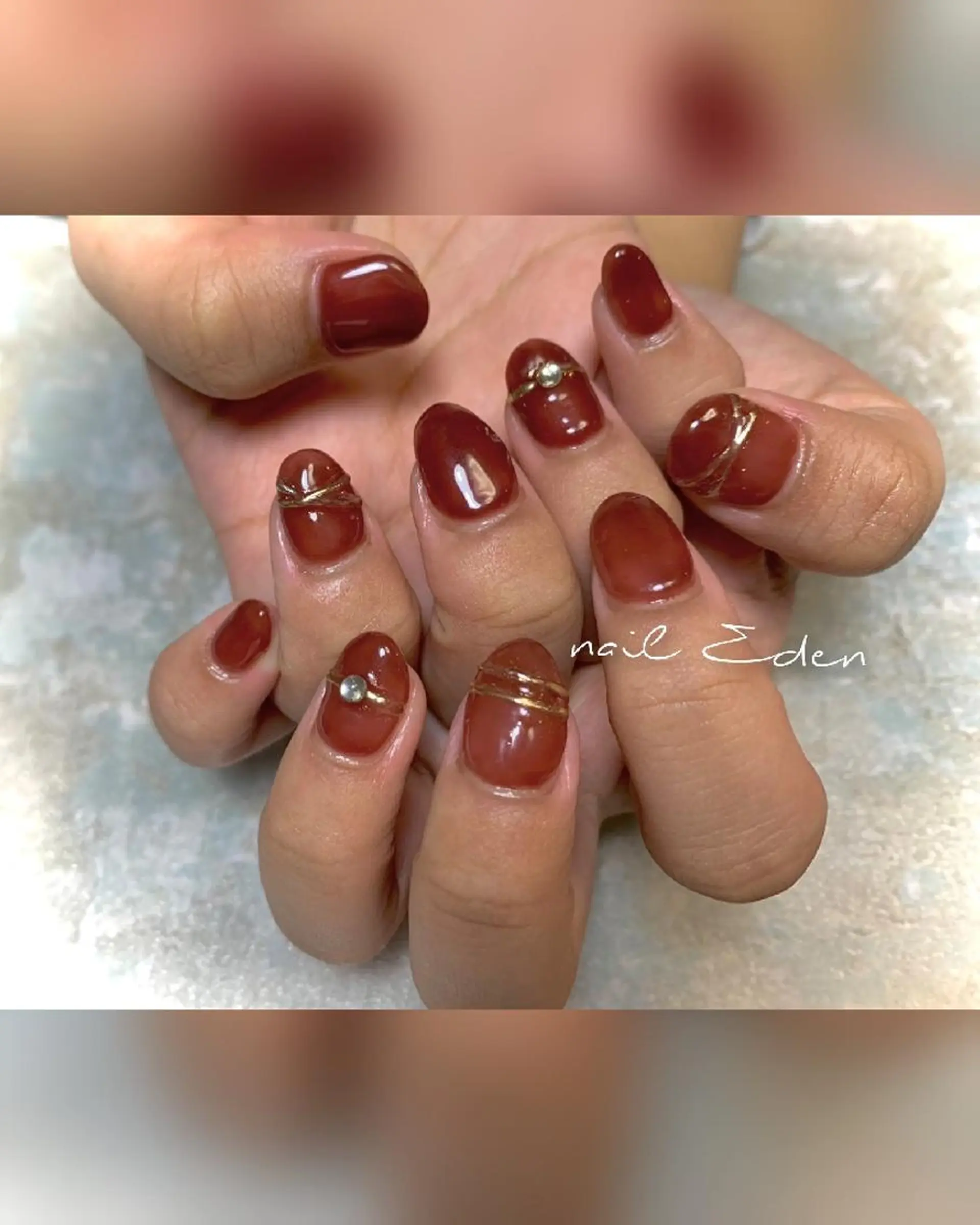 ネイル 持ち込み ハンドネイル ハンドケア Eden　private nail saron所属・Eden ♾️のネイルデザイン