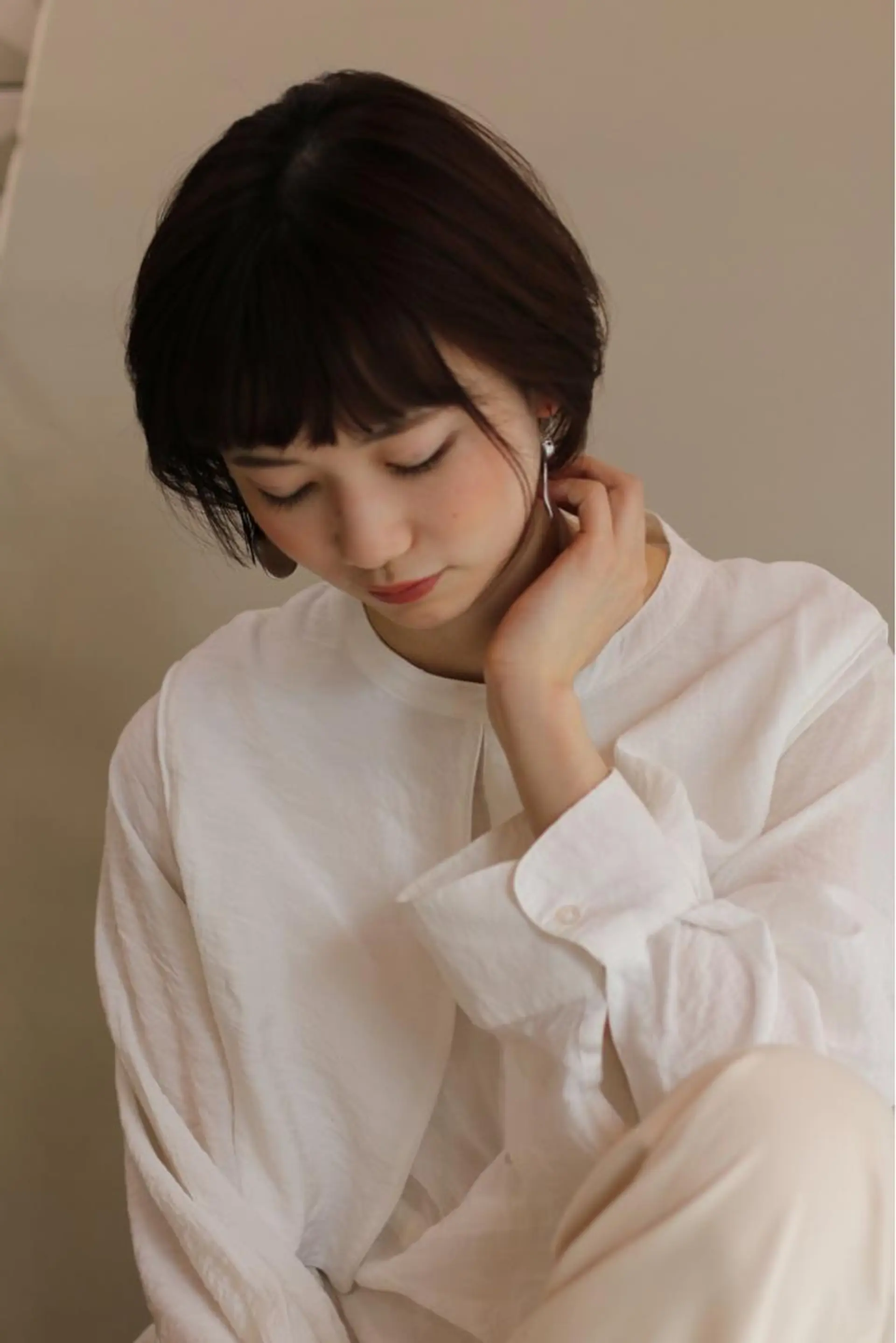 ショート カラー カット ヘアカラー トリートメント ＢＯＵＱＵＥＴ外苑前所属・西川 麻衣子のヘアスタイル