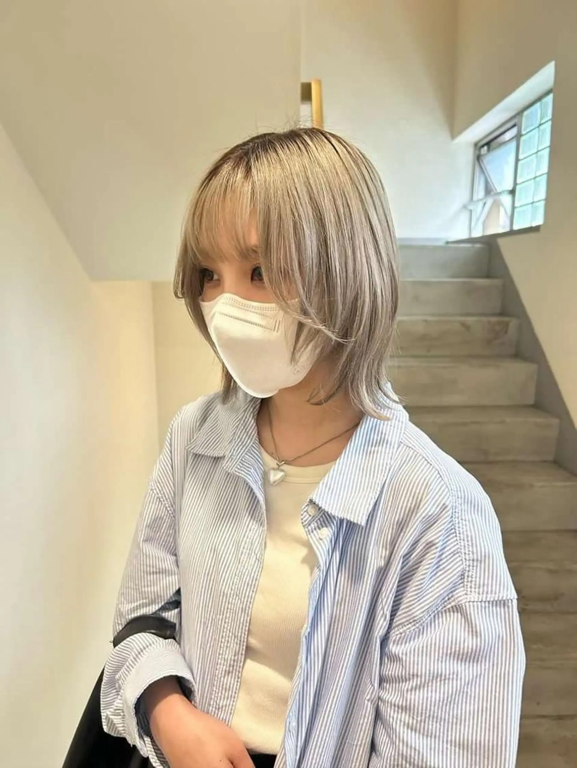 ミディアム カラー カット ヘアカラー ♡FERIA桃山台 サイトウ ユウ♡のヘアスタイル