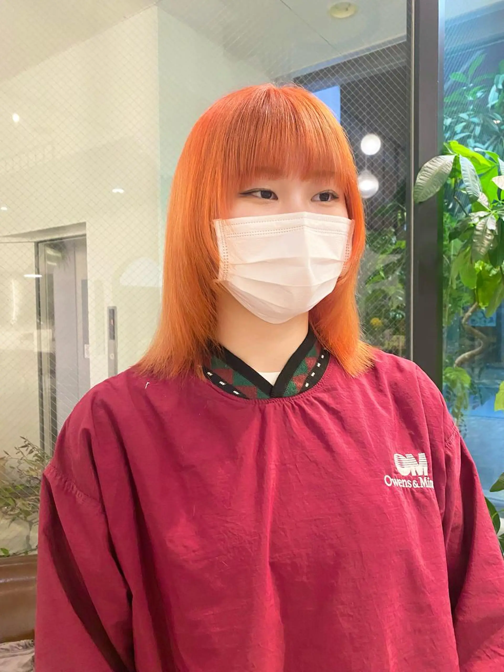 ミディアム 顔周りカット COCOLOeAST所属・yumeno🫧 ハイトーン/ボブ🕊のヘアスタイル