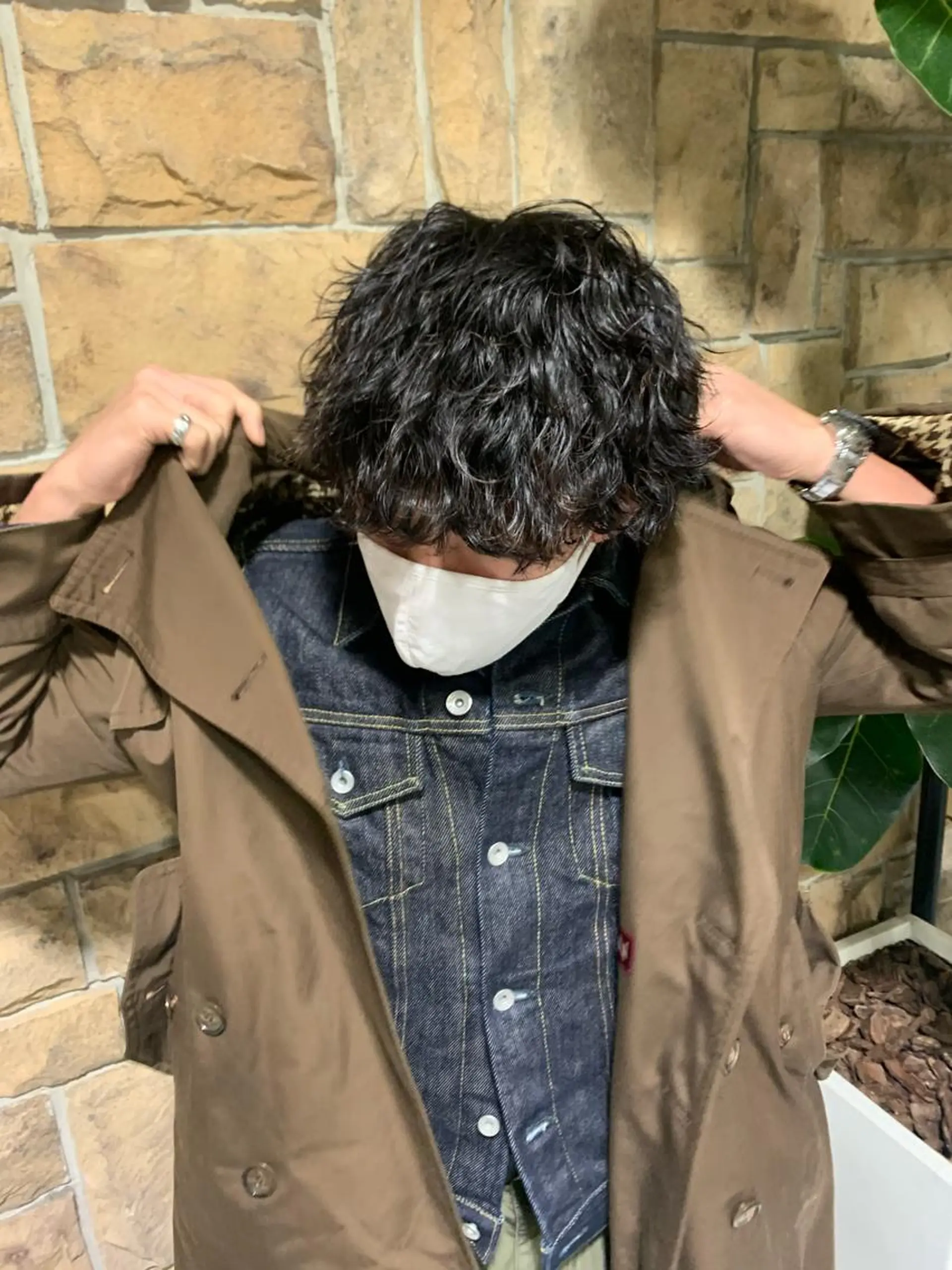 パーマ メンズ カット パーマ ヘアセット 似合わせレイヤーカ ット ʚɞ riiのヘアスタイル