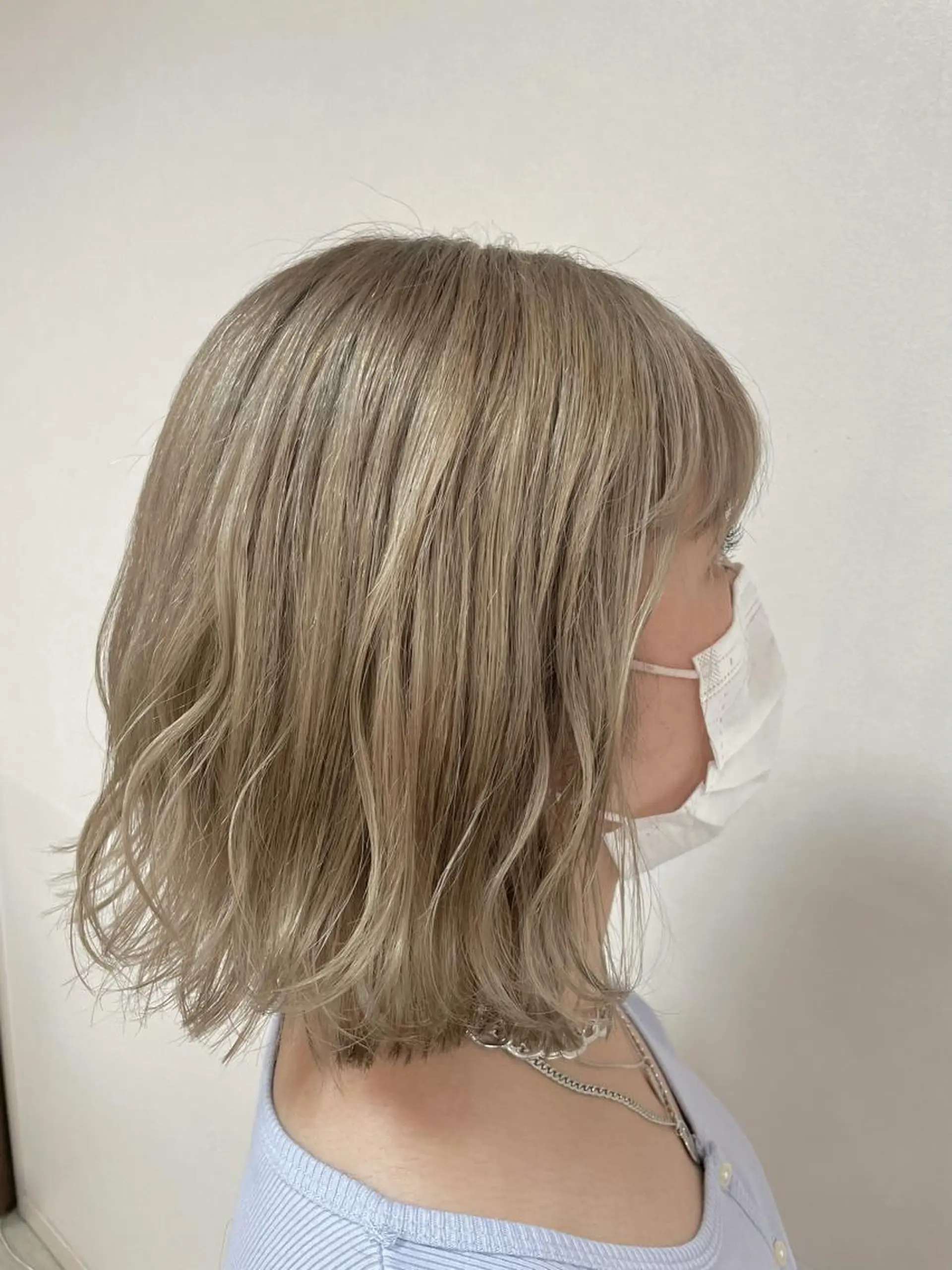 ミディアム カラー ヘアアレンジ ヘアカラー トリートメント 【Sweep】おじま のぞみのヘアスタイル