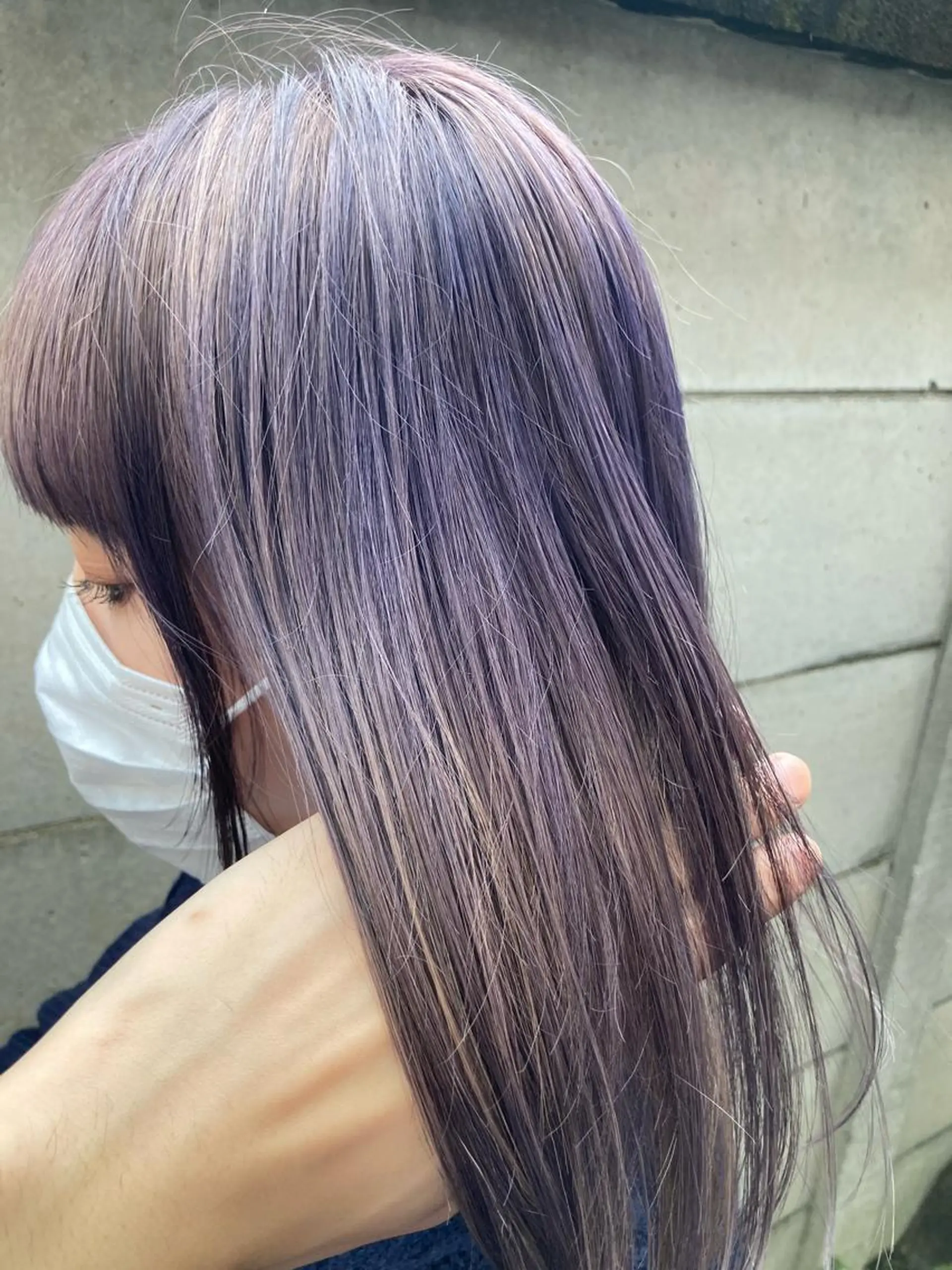セミロング カラー ヘアカラー 永井 大希のヘアスタイル