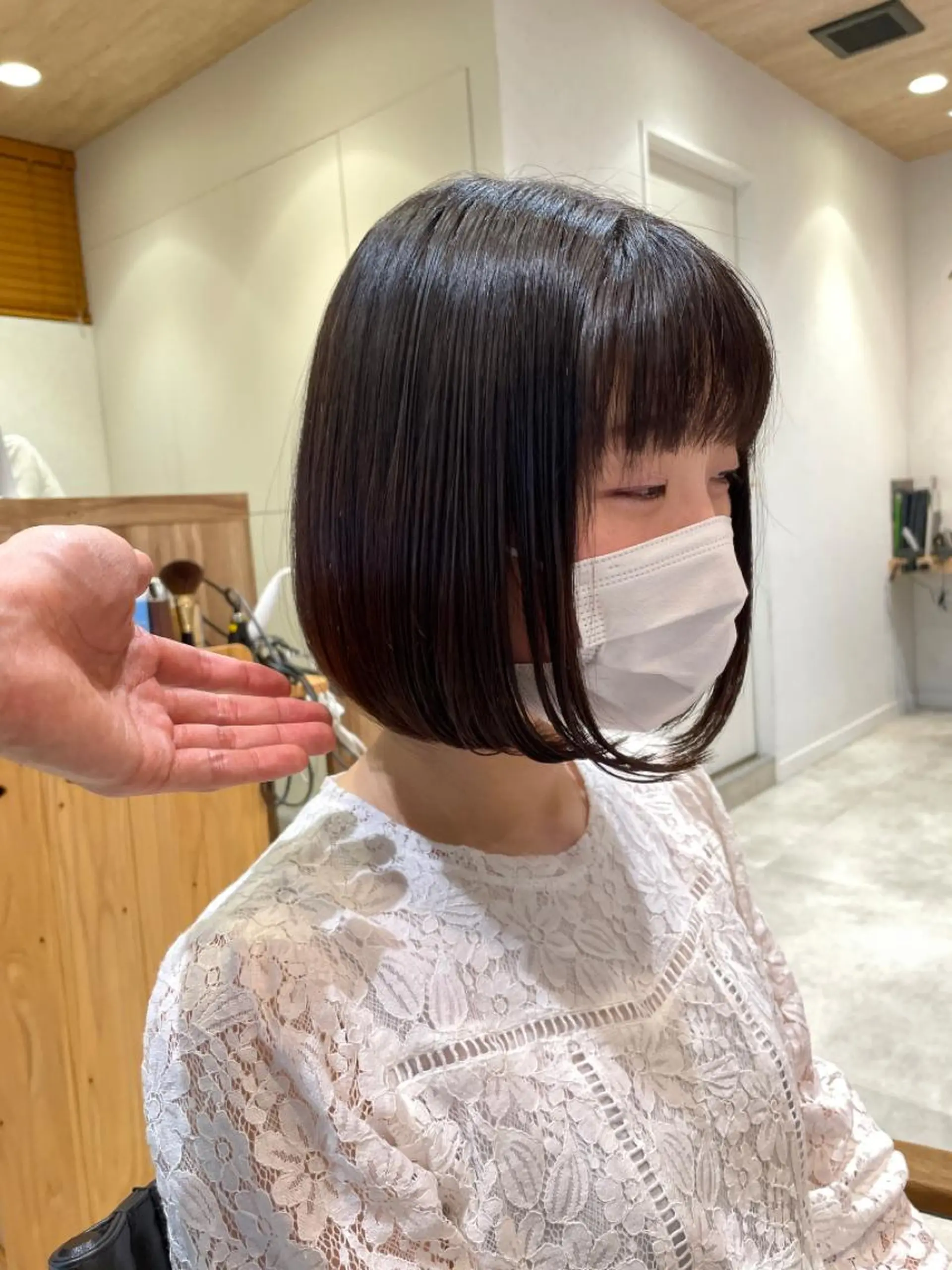 ショート カット ヘアカラー 似合わせ レイヤー須川のヘアスタイル