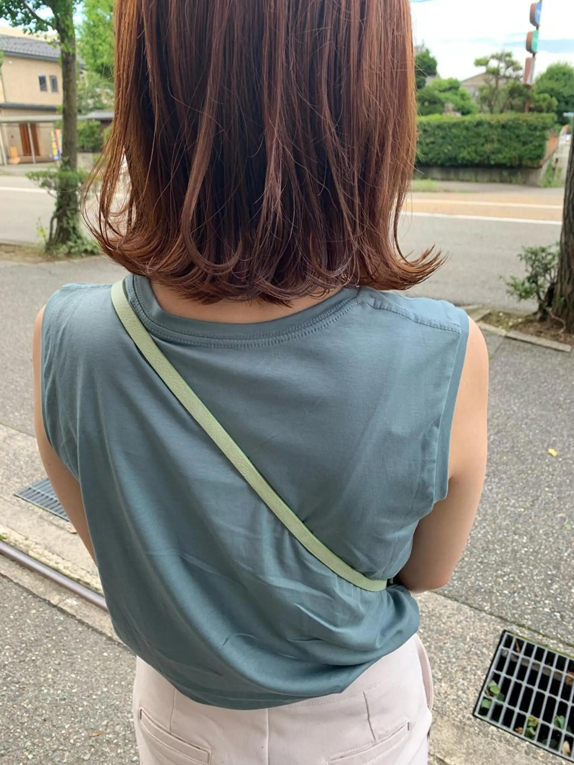 ミディアム 舘谷 愛莉のヘアスタイル