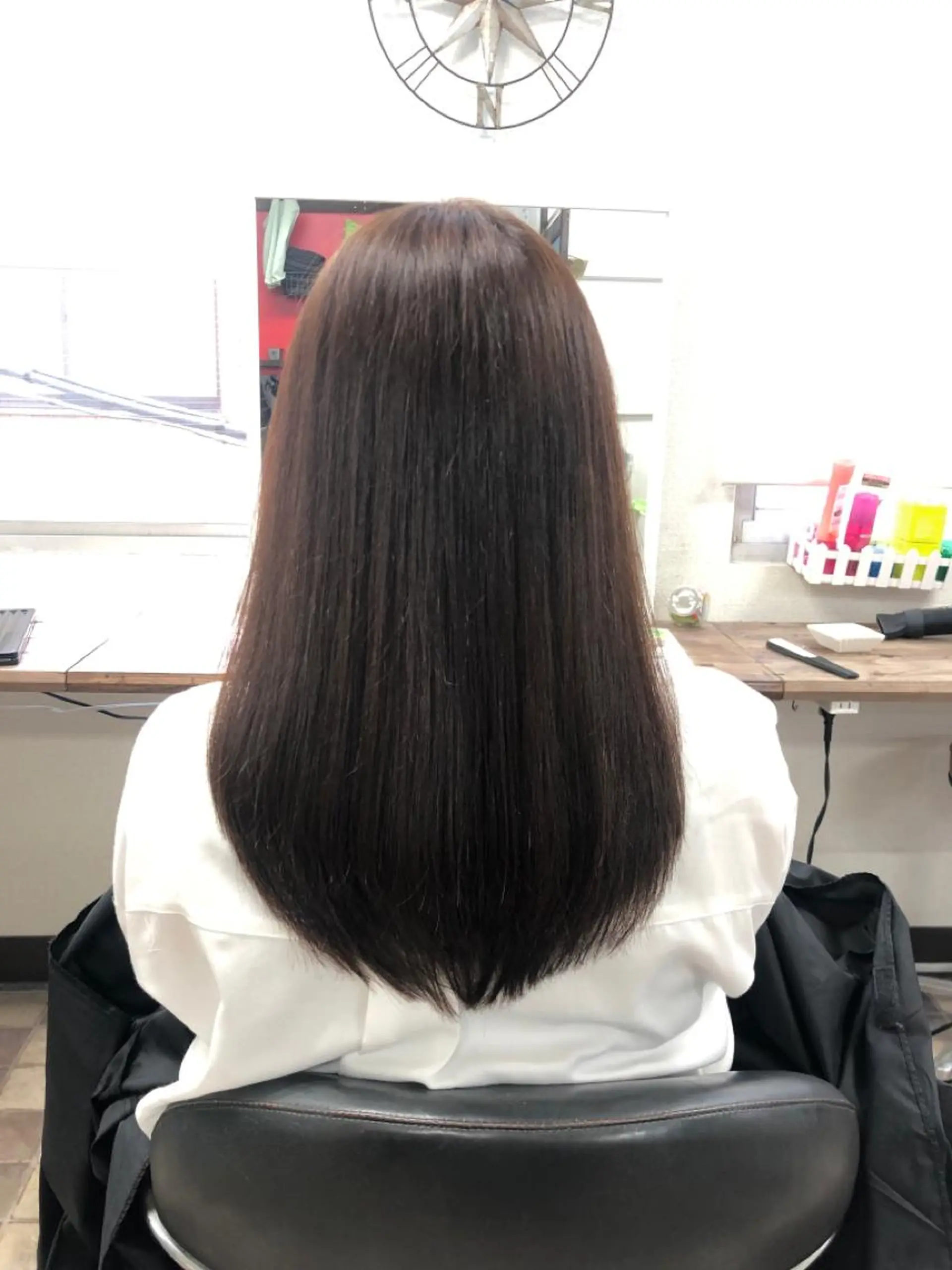 ミディアム カラー 増田 有里のヘアスタイル