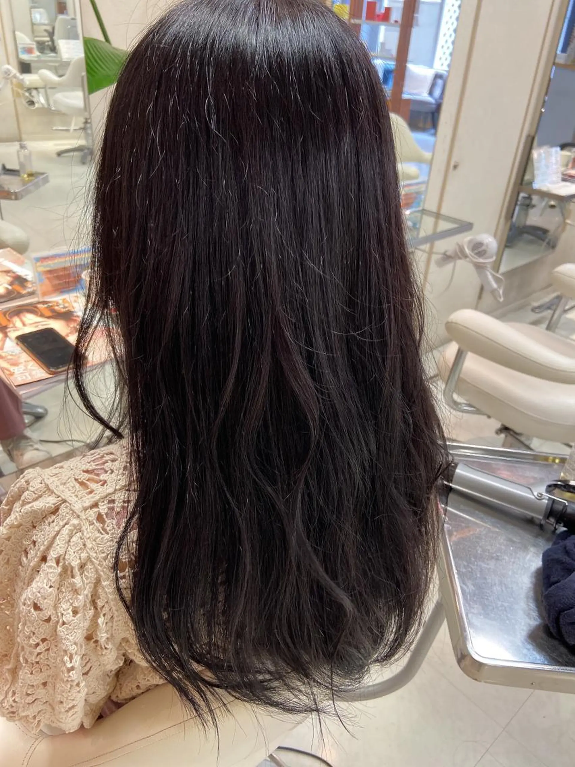 ロング カラー 菊地 美憂のヘアスタイル