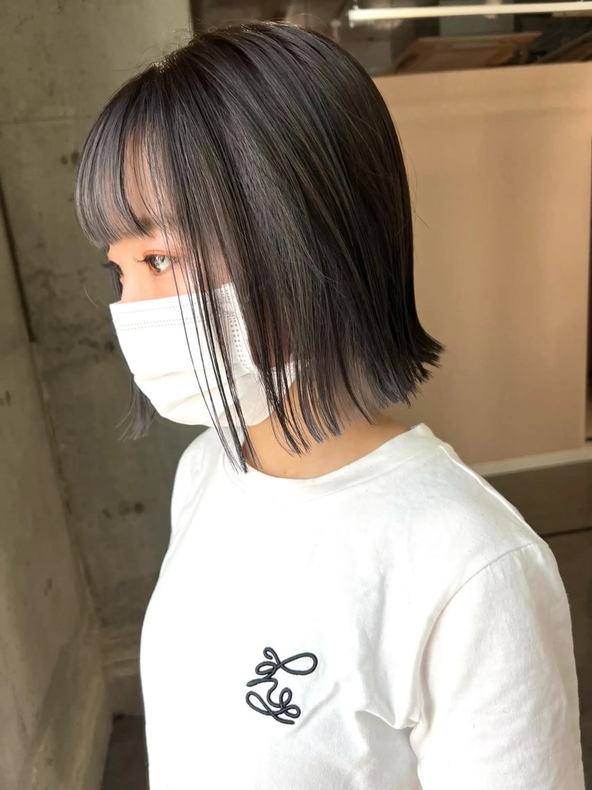 ショート カラー バレイヤージュ ブリーチ ケアブリーチ ハイライトカラー インナーカラー ヘアカラー lani 天神大名/ブリーチのヘアスタイル