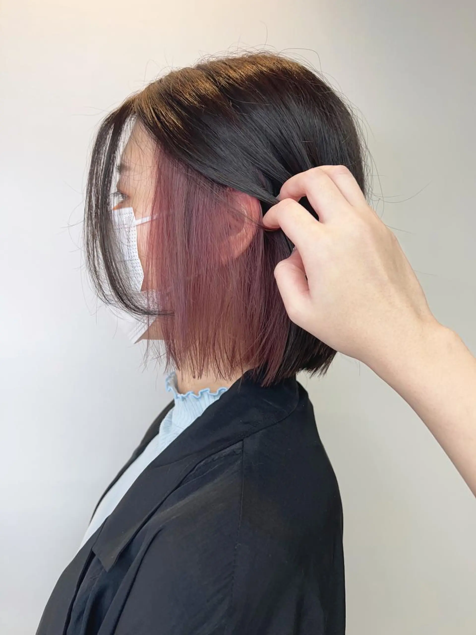 ミディアム ヘアカラー SANA推し美容師 CHISA🍒のヘアスタイル