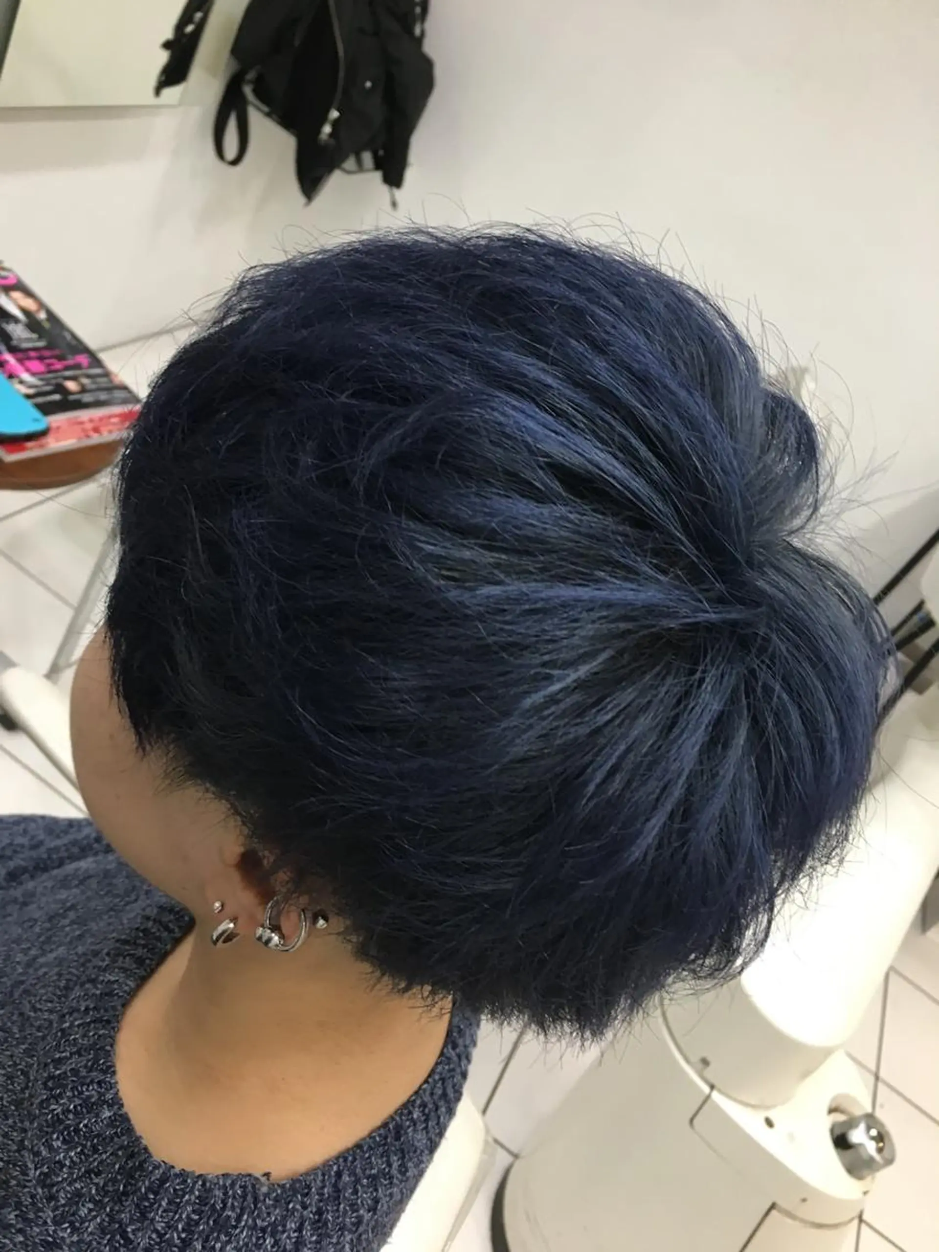 ショート カラー ダブルカラー 美容室 HAKUAのヘアスタイル