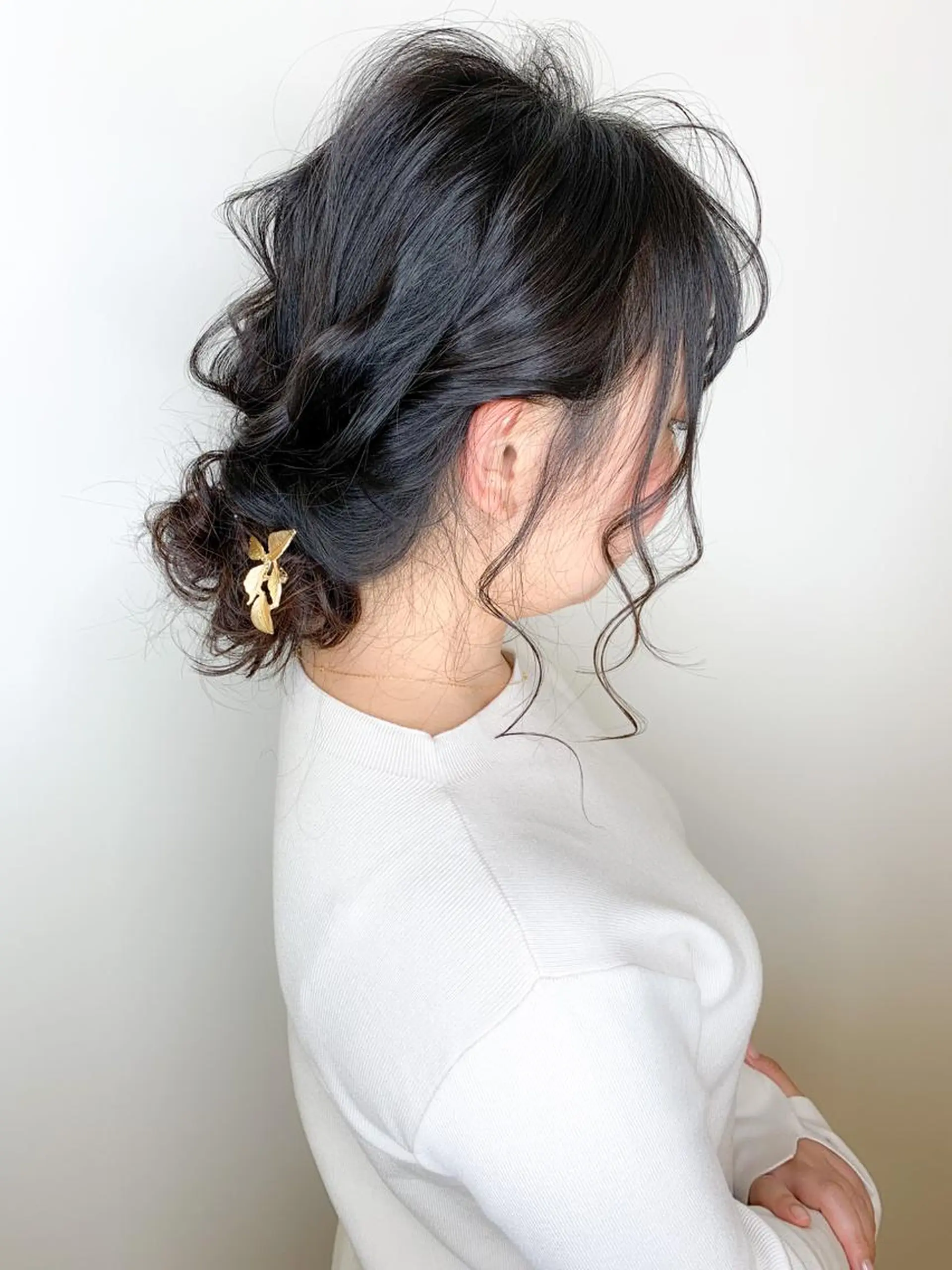 セミロング ヘアアレンジ 伊藤 裕貴のヘアスタイル