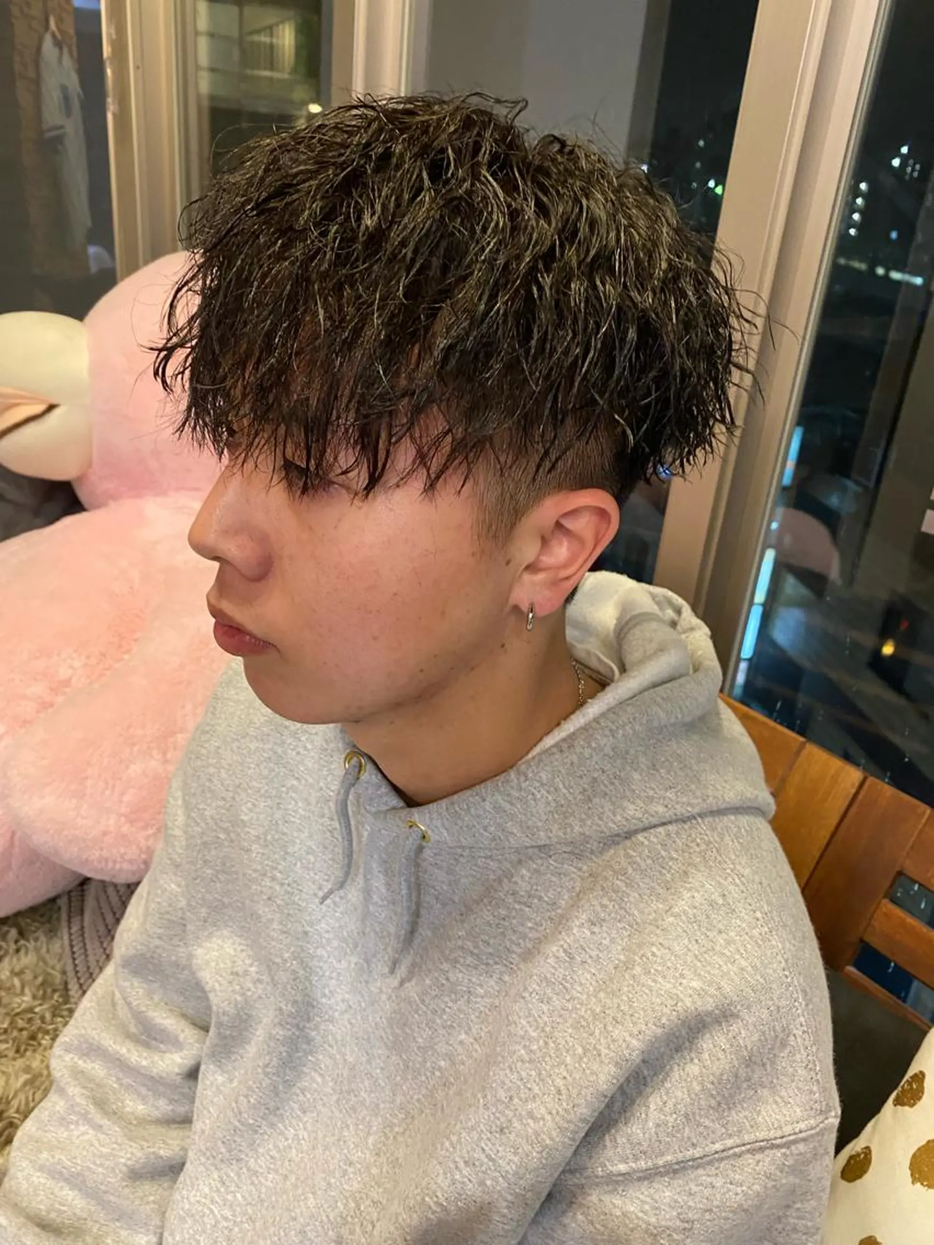 パーマ ヘアアレンジ メンズ men'slapis YUTOのヘアスタイル