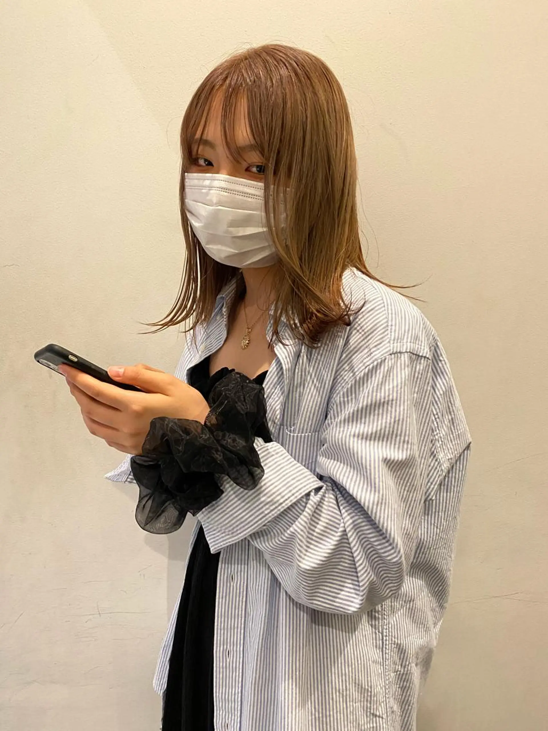 ミディアム deco所属・無料カットモデル 丸川英心のヘアスタイル