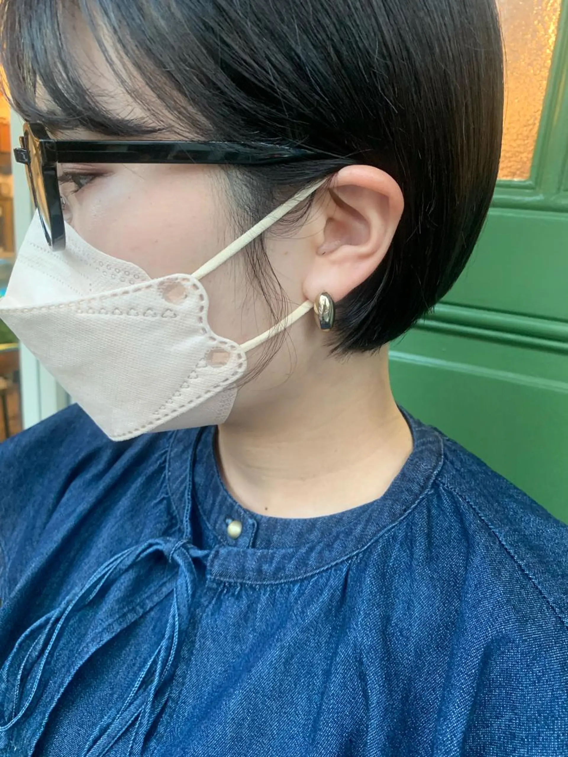 ショート カラー 清水千優/パーマ/透 明感カラー/メンズのヘアスタイル