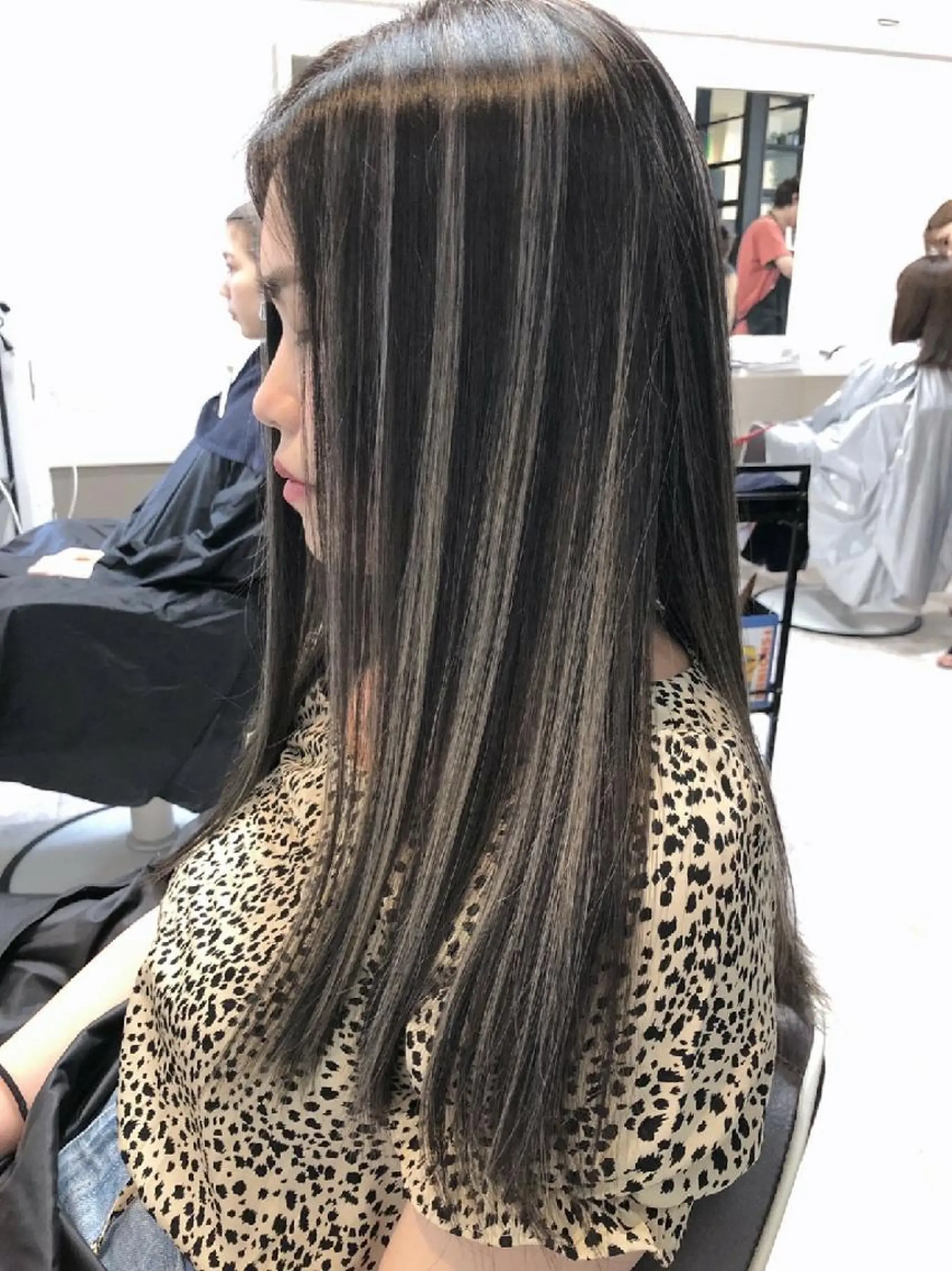 セミロング ヘアアレンジ カラー ヘアカラー トリートメント GiseL 博多 ジゼル　博多のヘアスタイル