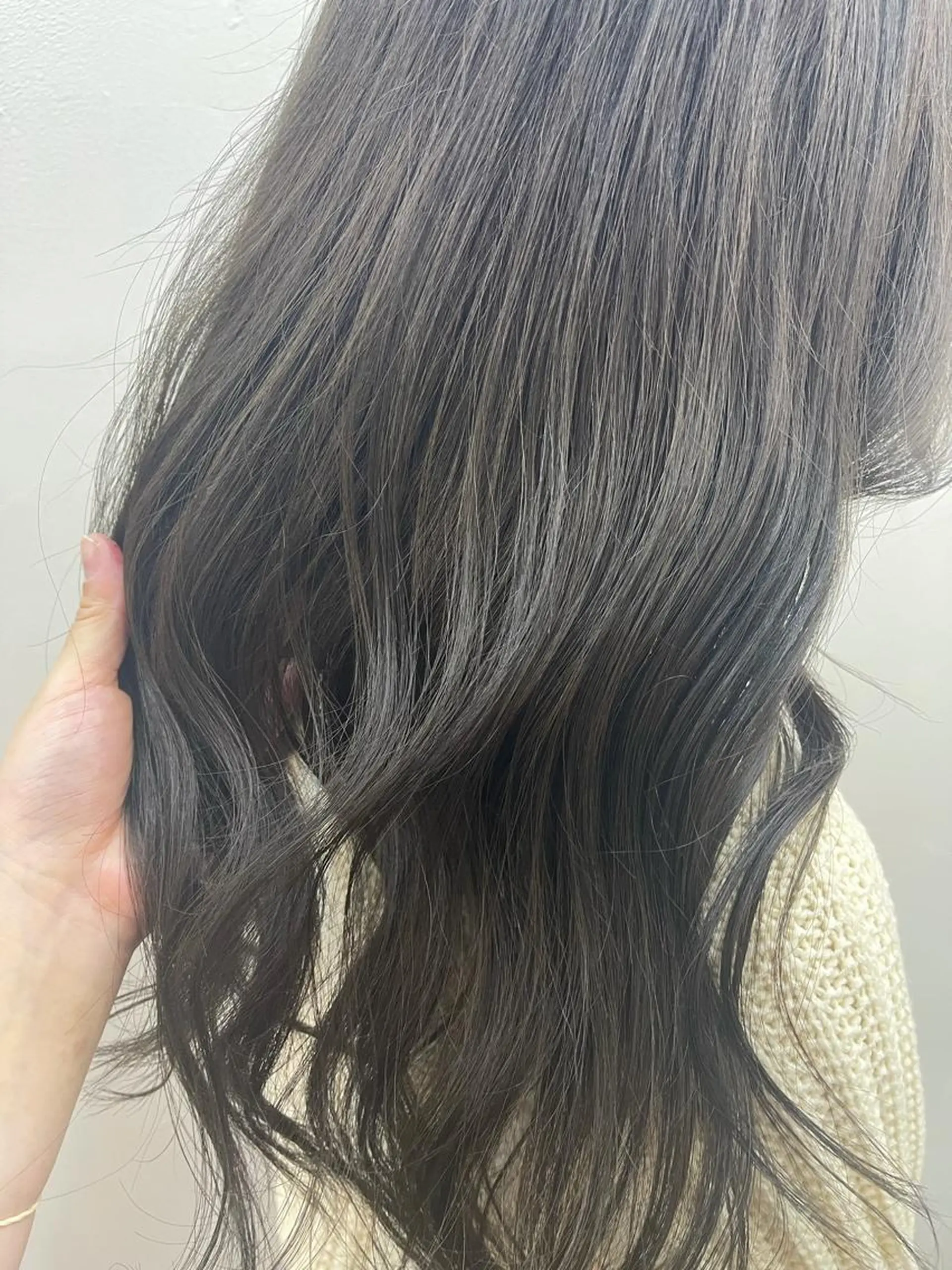 ロング 顔まわりレイヤー/ bob及川亜沙美のヘアスタイル