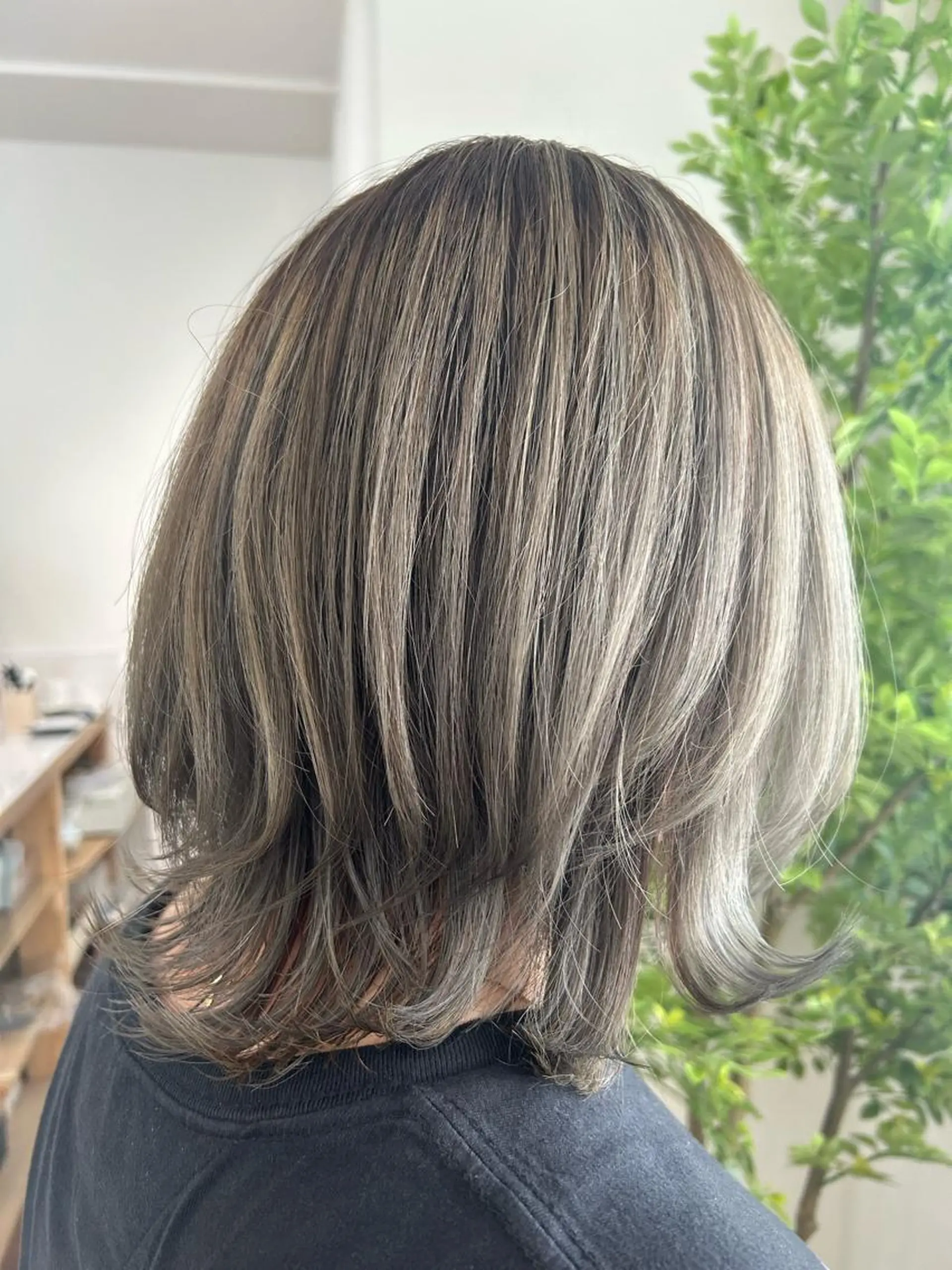 ミディアム カラー 💙まこと💙艶 カラー(Rico)のヘアスタイル