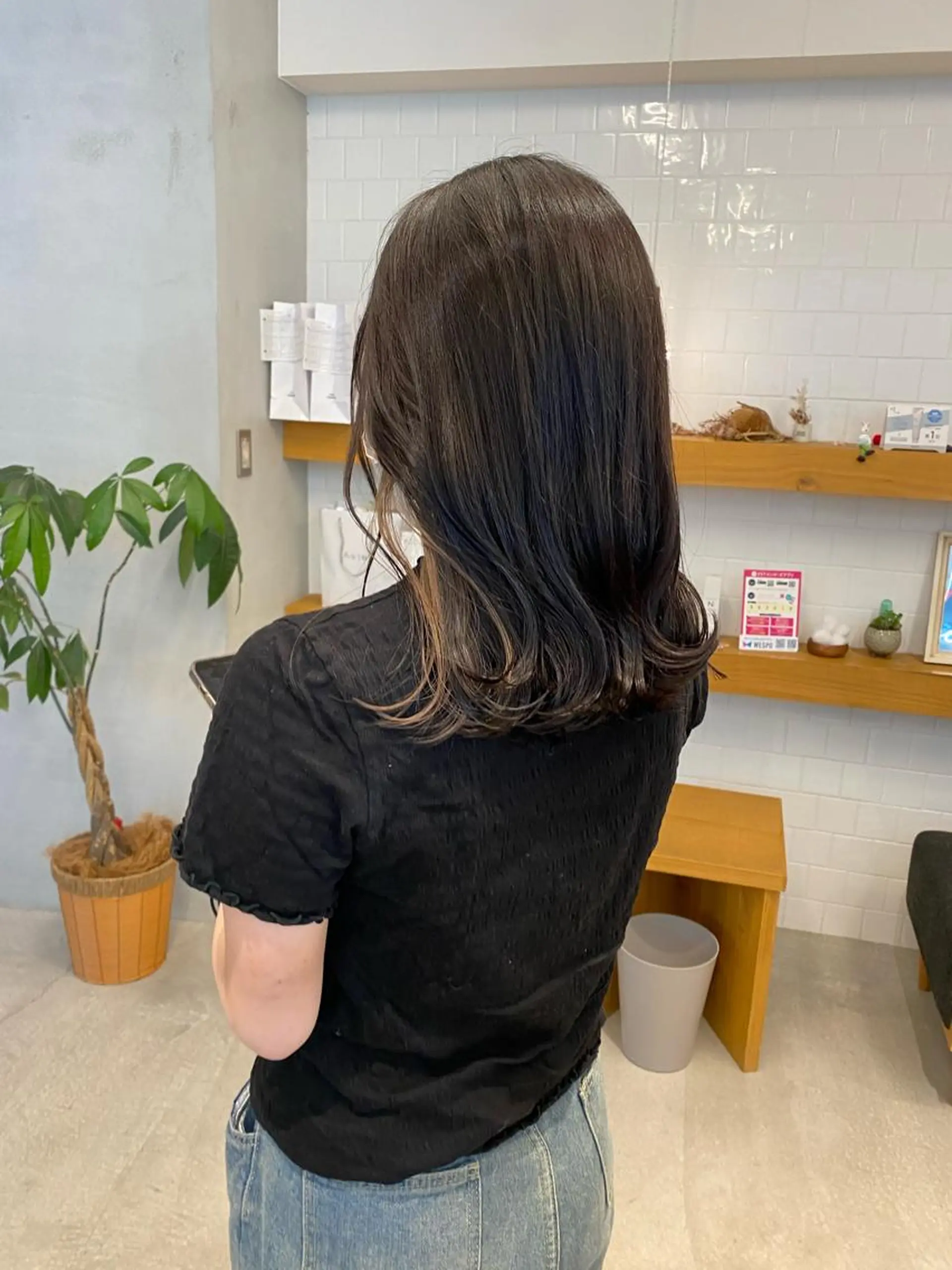 ミディアム カラー インナーカラー 、 、のヘアスタイル