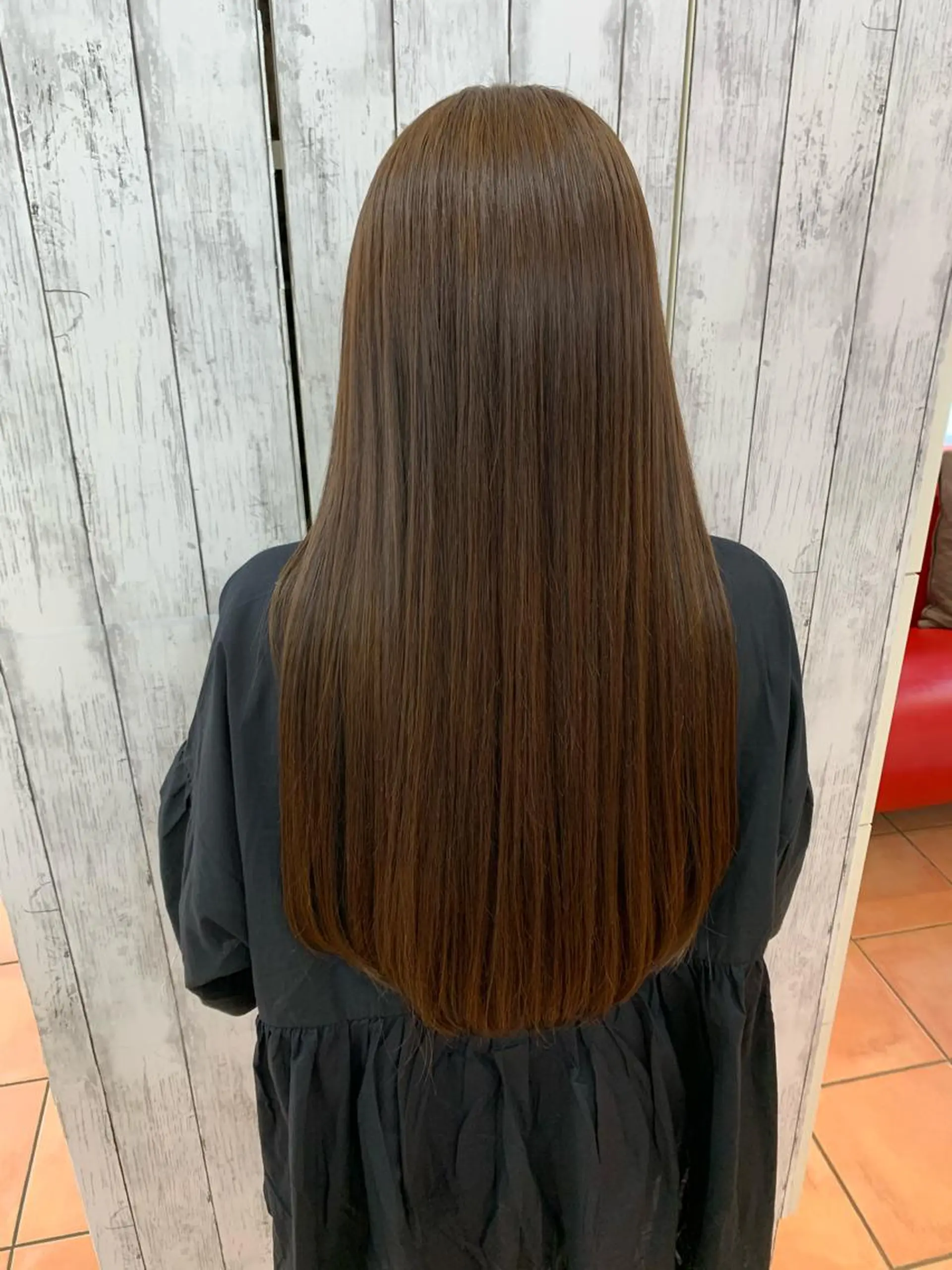 セミロング 髪質改善 Blumeのヘアスタイル