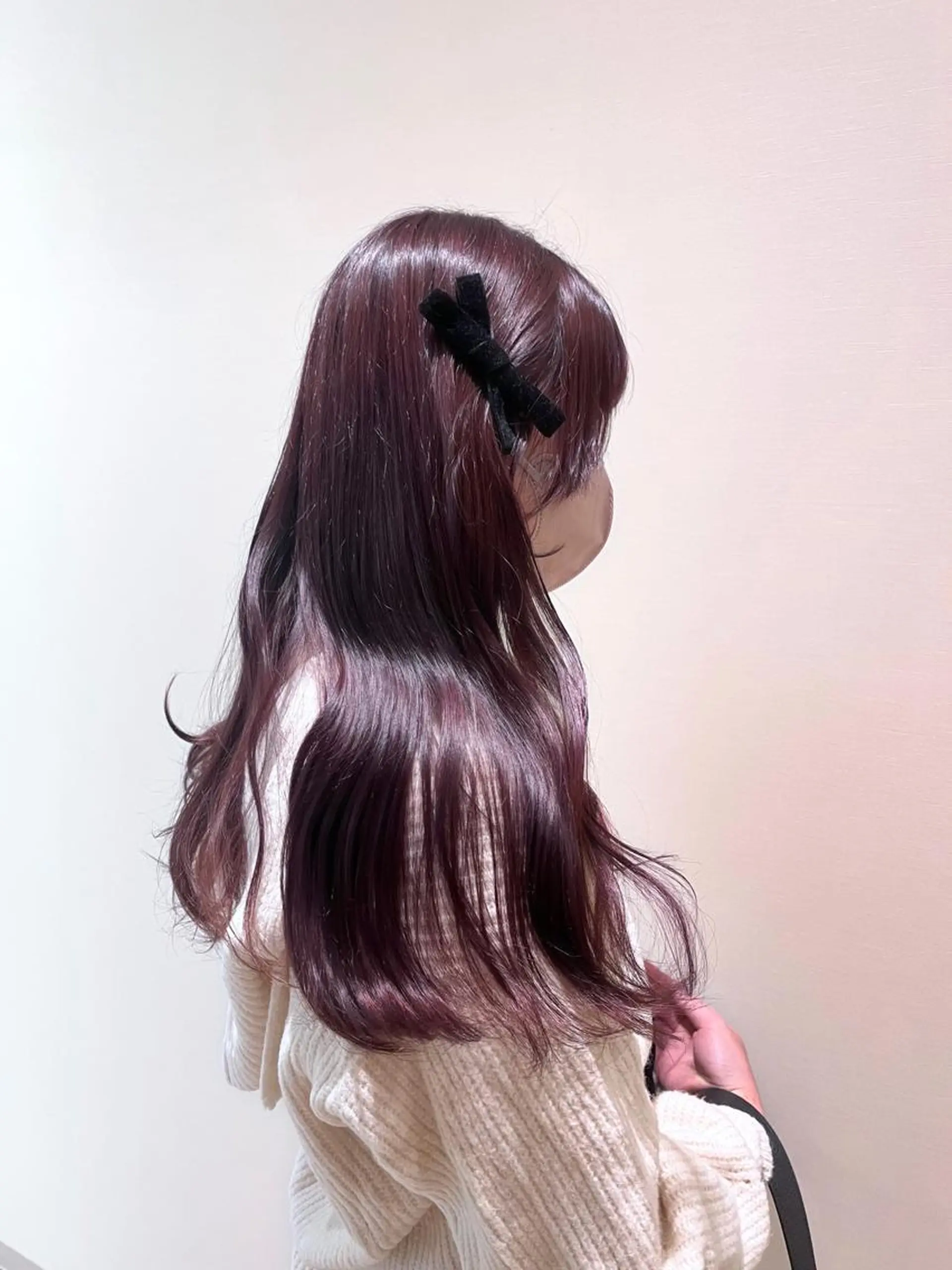 ロング カット ヘアカラー トリートメント RIKO👼🏻💓 韓国ガーリーのヘアスタイル