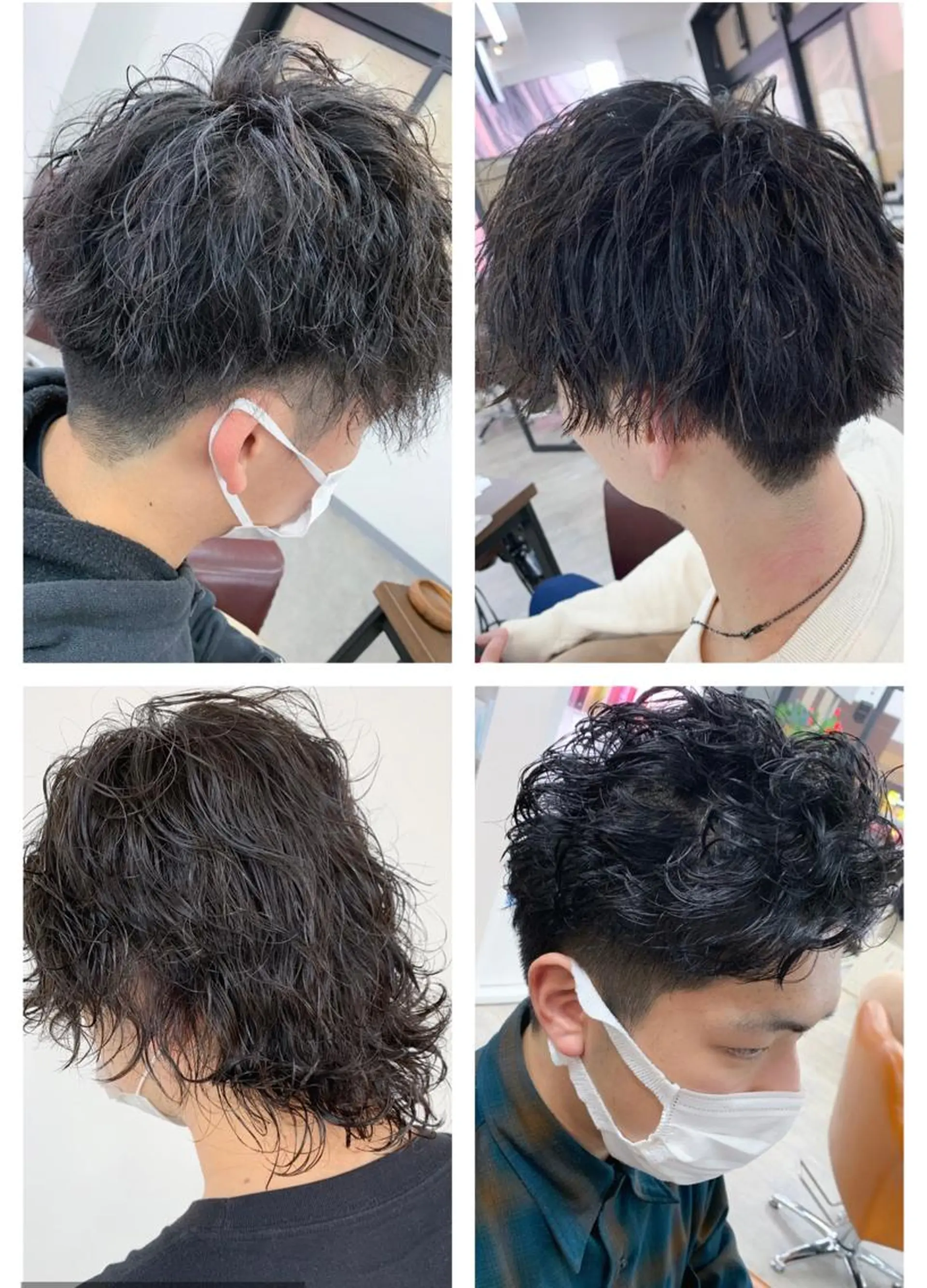 メンズ カット パーマ 🥇近藤 恭輔🥇 Recharme新保のヘアスタイル