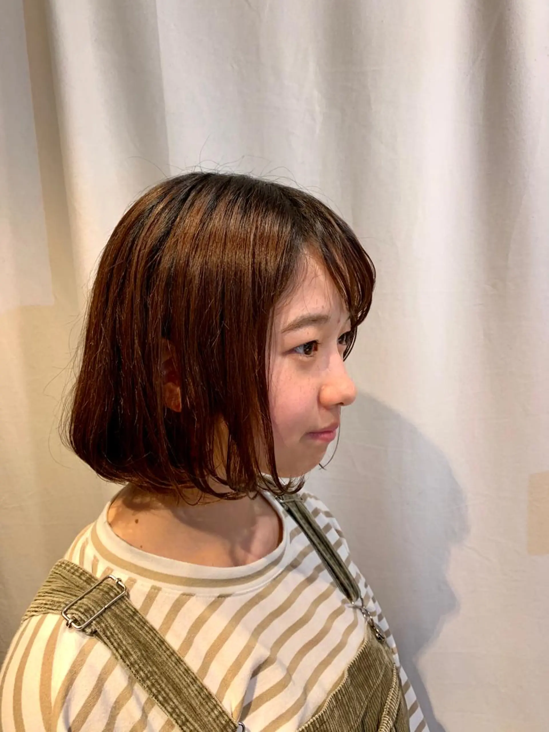 ミディアム 小杉輝/ショート /艶カラー✨のヘアスタイル