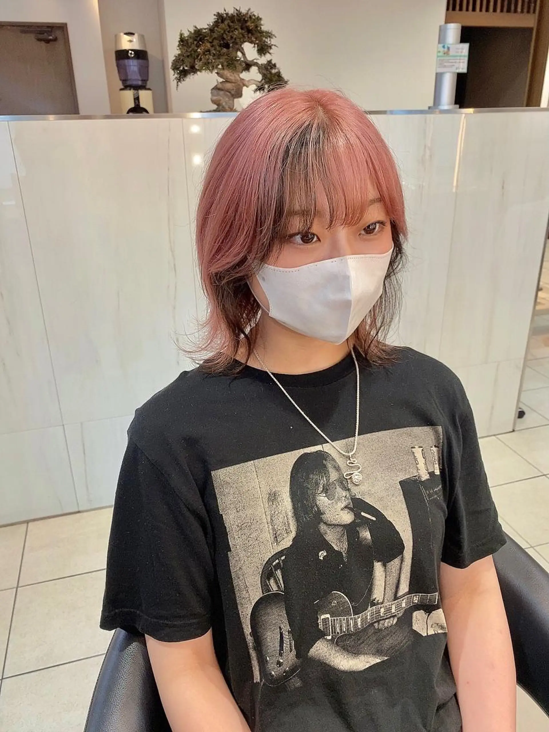 ミディアム カラー ヘアカラー 山田勇真 ボブ/縮毛矯正/金山のヘアスタイル