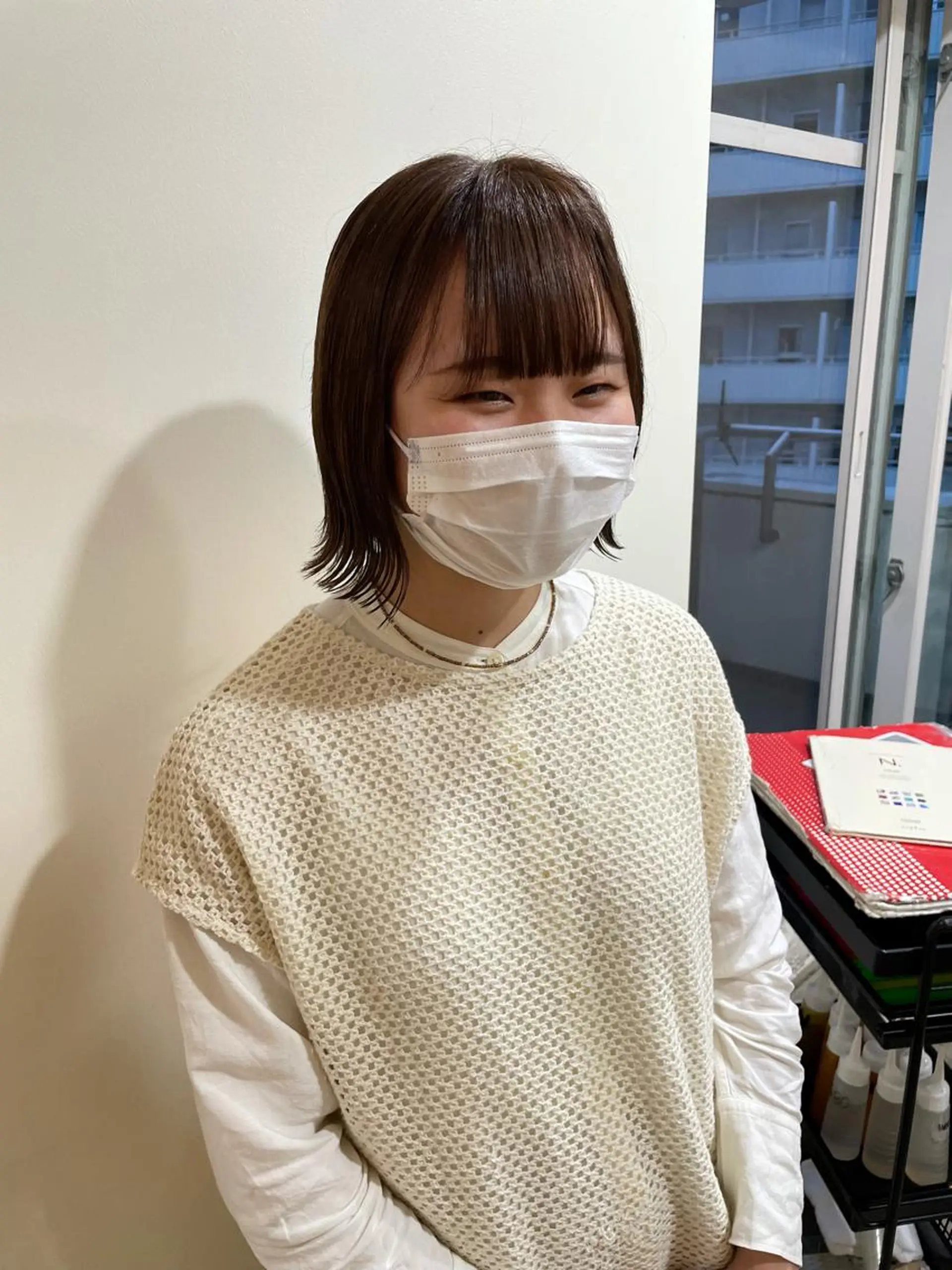 ミディアム カラー ベージュカラー 透明感カラー バイオレットカラー カット ヘアカラー トリートメント MIOベージュカラー 柔らかいカラーのヘアスタイル