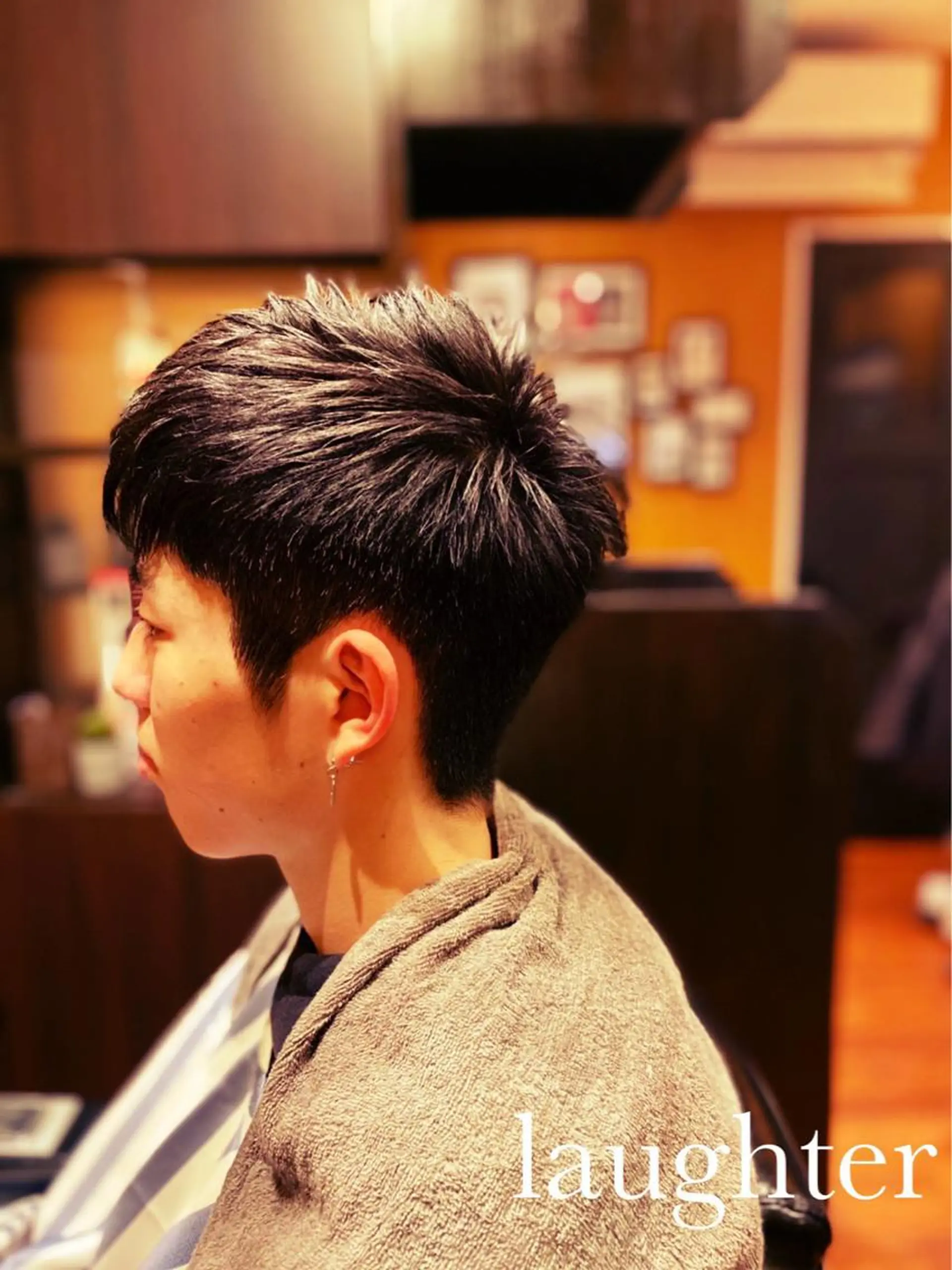 ショート メンズ カット 尾崎 弘充のヘアスタイル