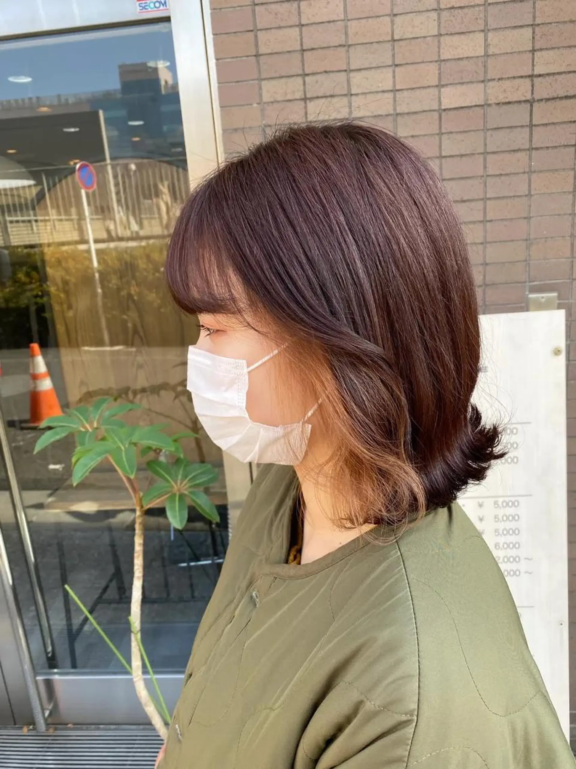 ミディアム ヘアカラー ELEN 新百合ヶ丘のヘアスタイル