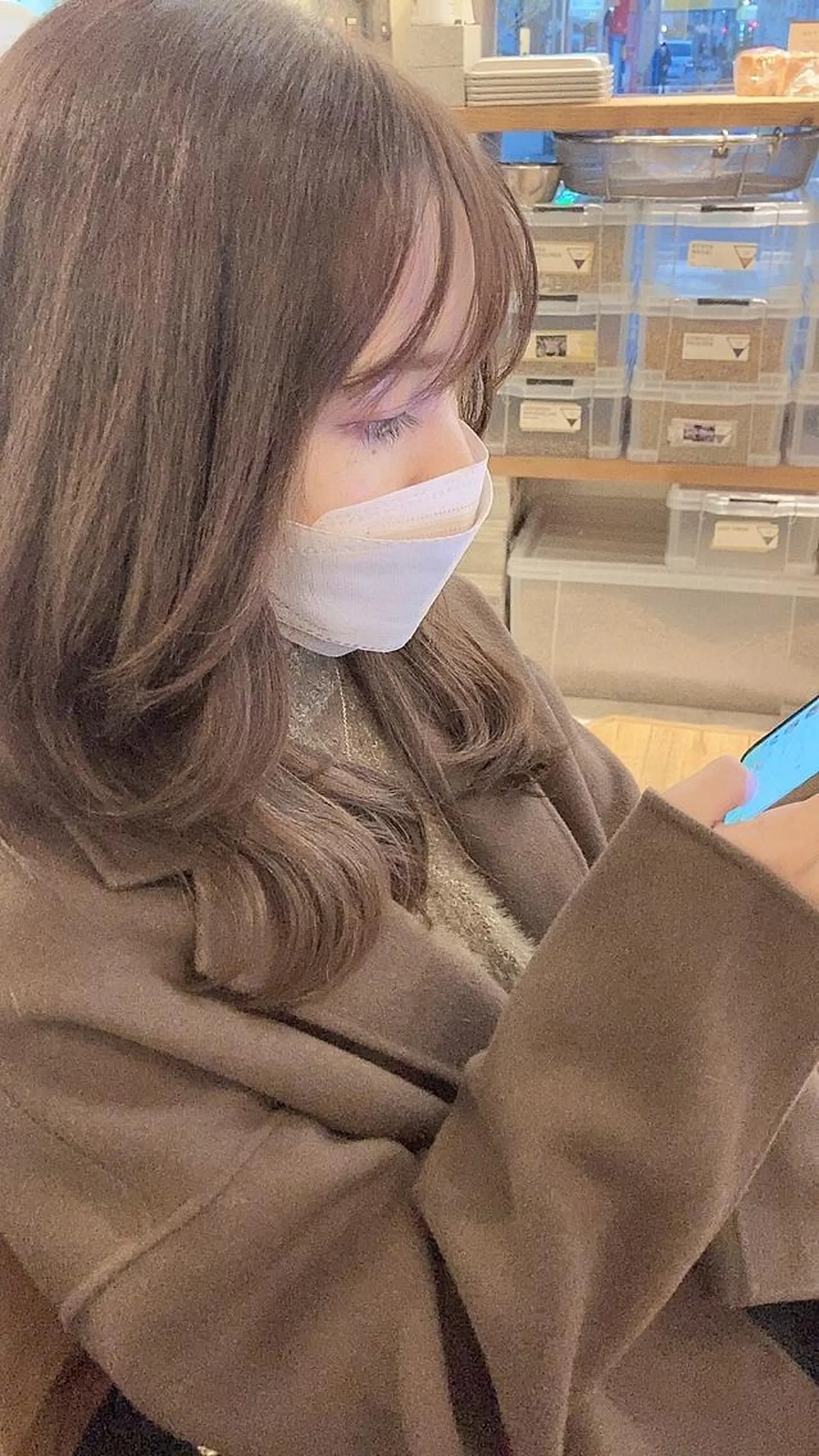 セミロング カラー hair salon mtm所属・🕊mtm🫧梅田/ 定額制/透明感/艶髪のヘアスタイル