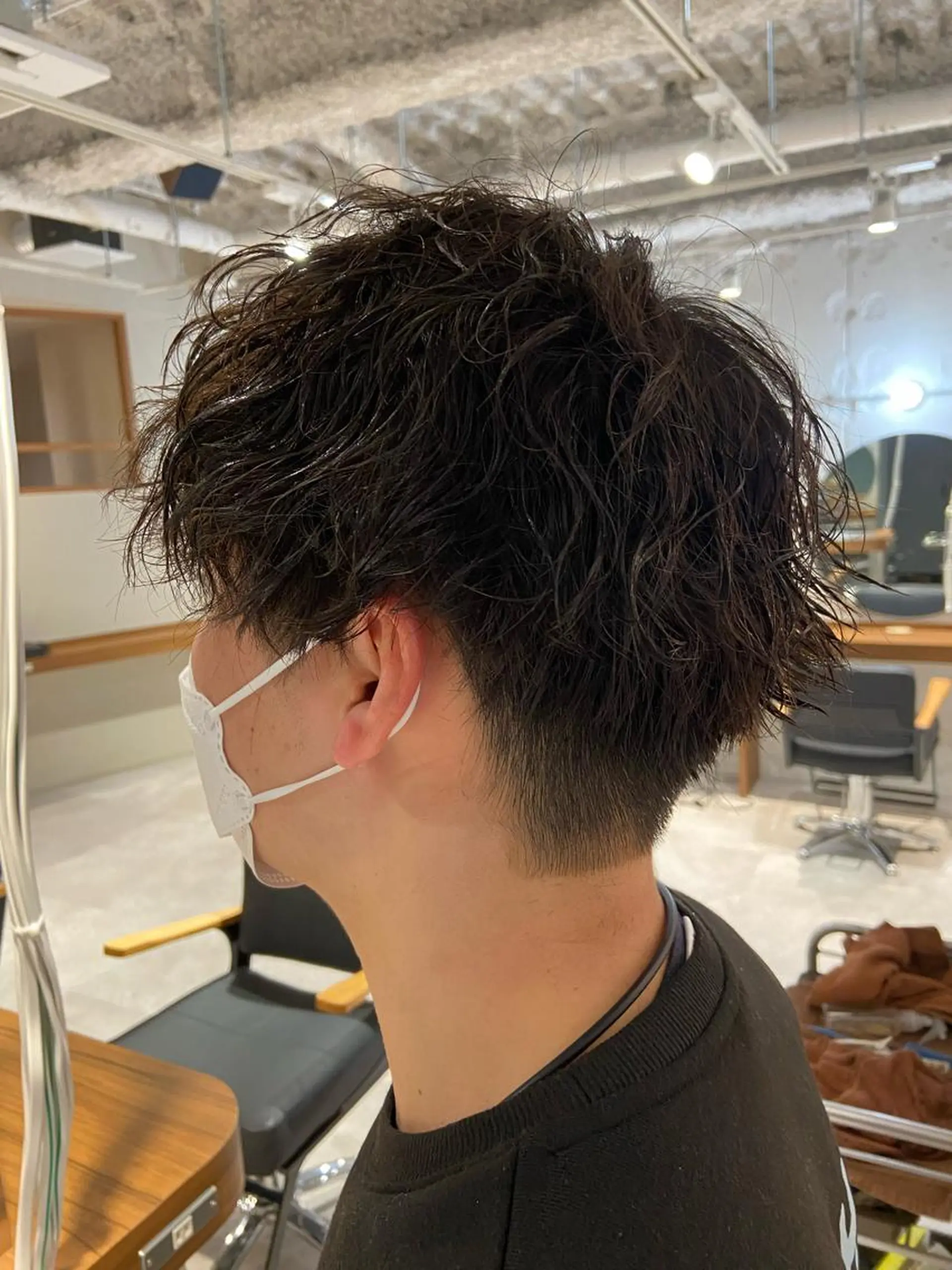 パーマ メンズ カット パーマ トリートメント EIGHT奥野 心太のヘアスタイル