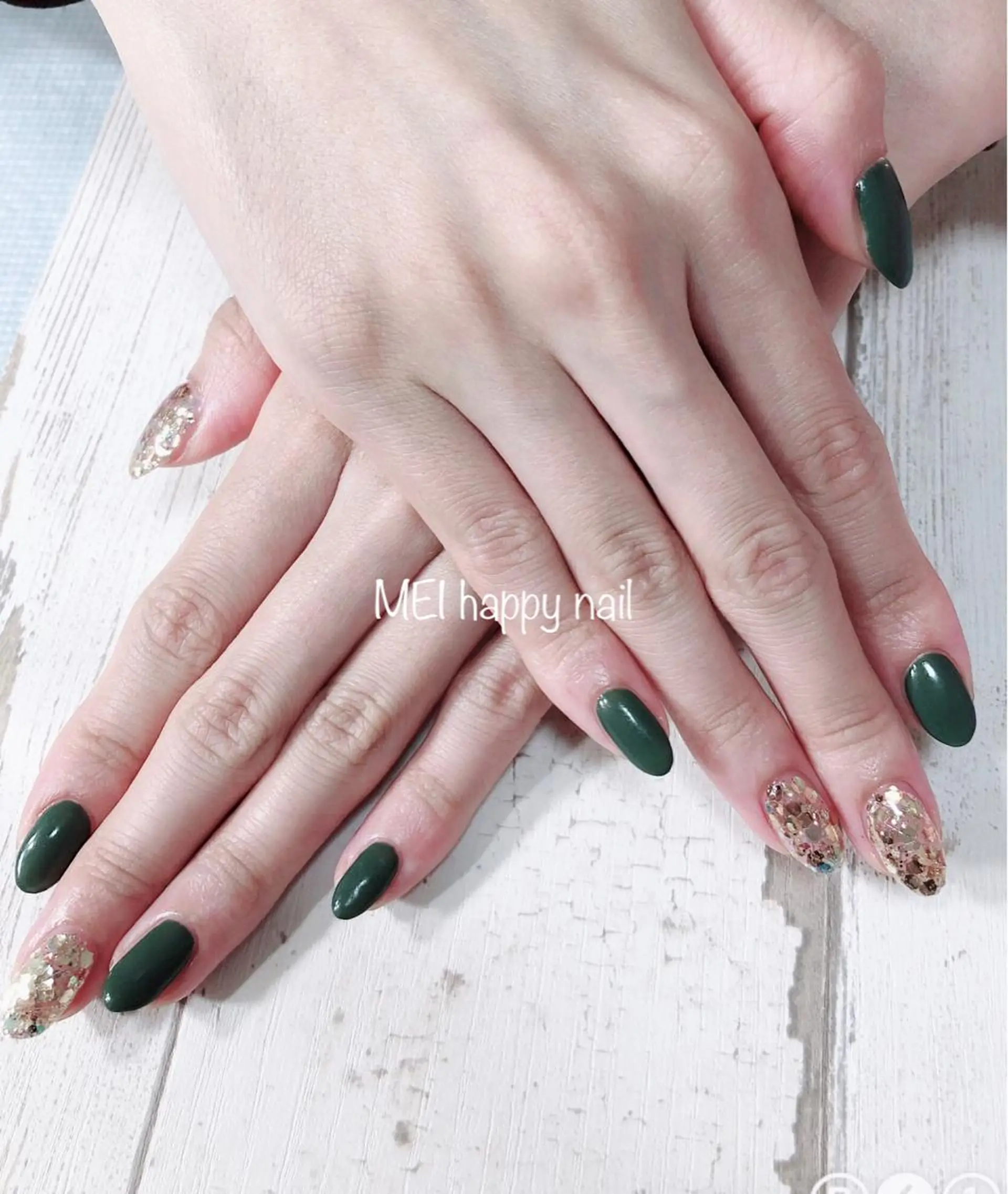 ネイル ハンドケア 北浦和 自爪育成ケアのネイルデザイン