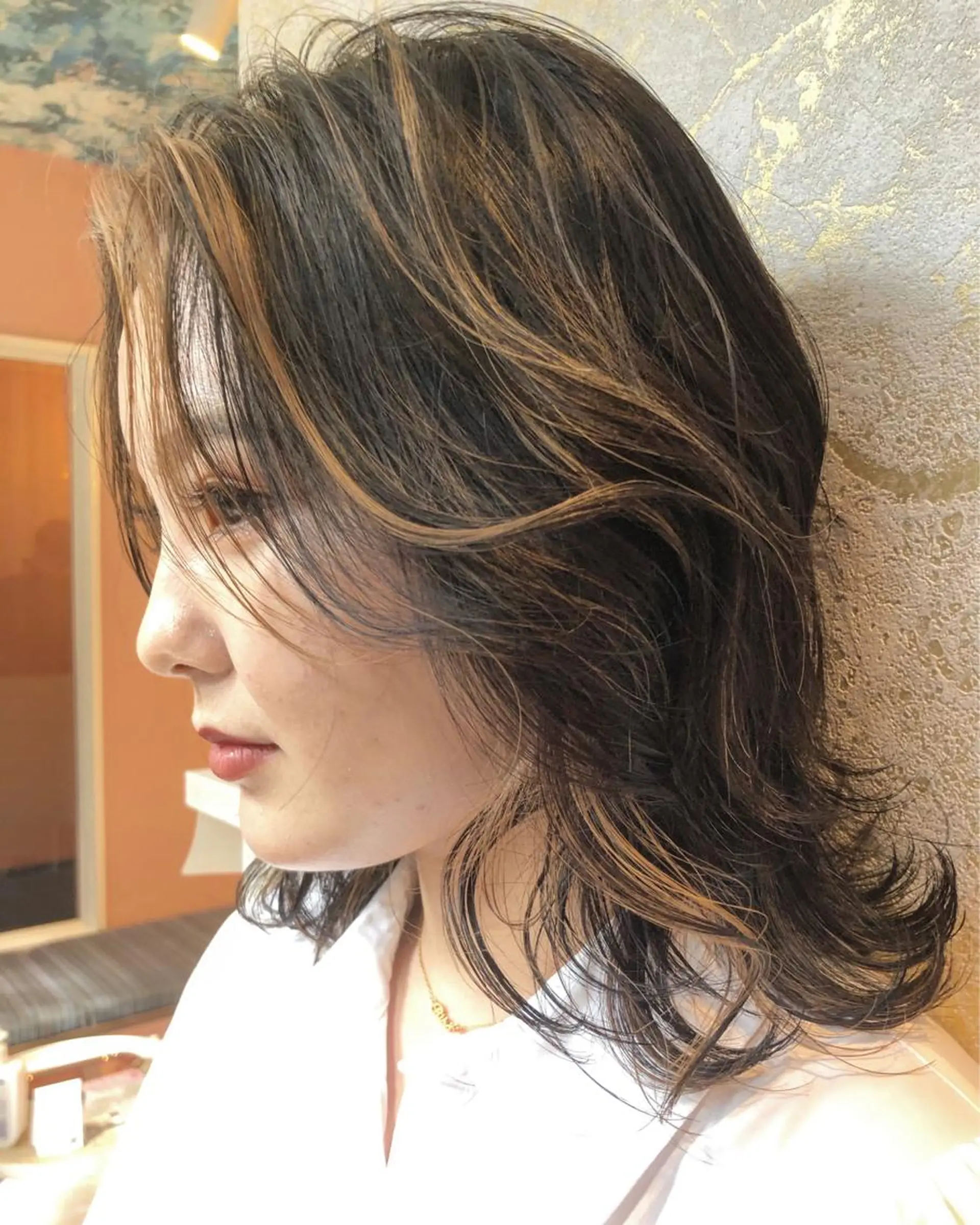 ミディアム REVE所属・TAKU 美容師のヘアスタイル