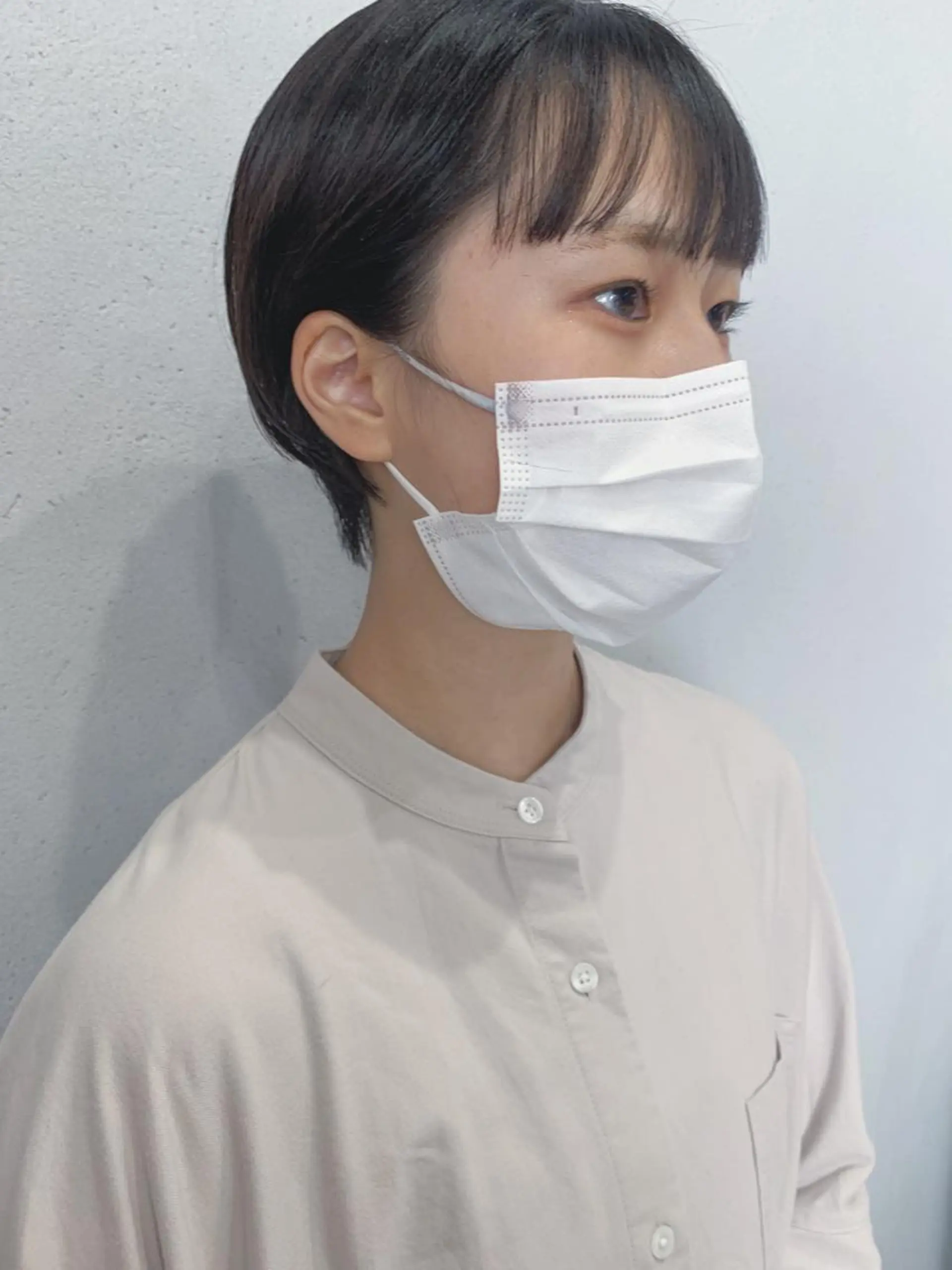 ショート カラー ボブパーマコテ巻き風 パーマNo1深江秀平のヘアスタイル