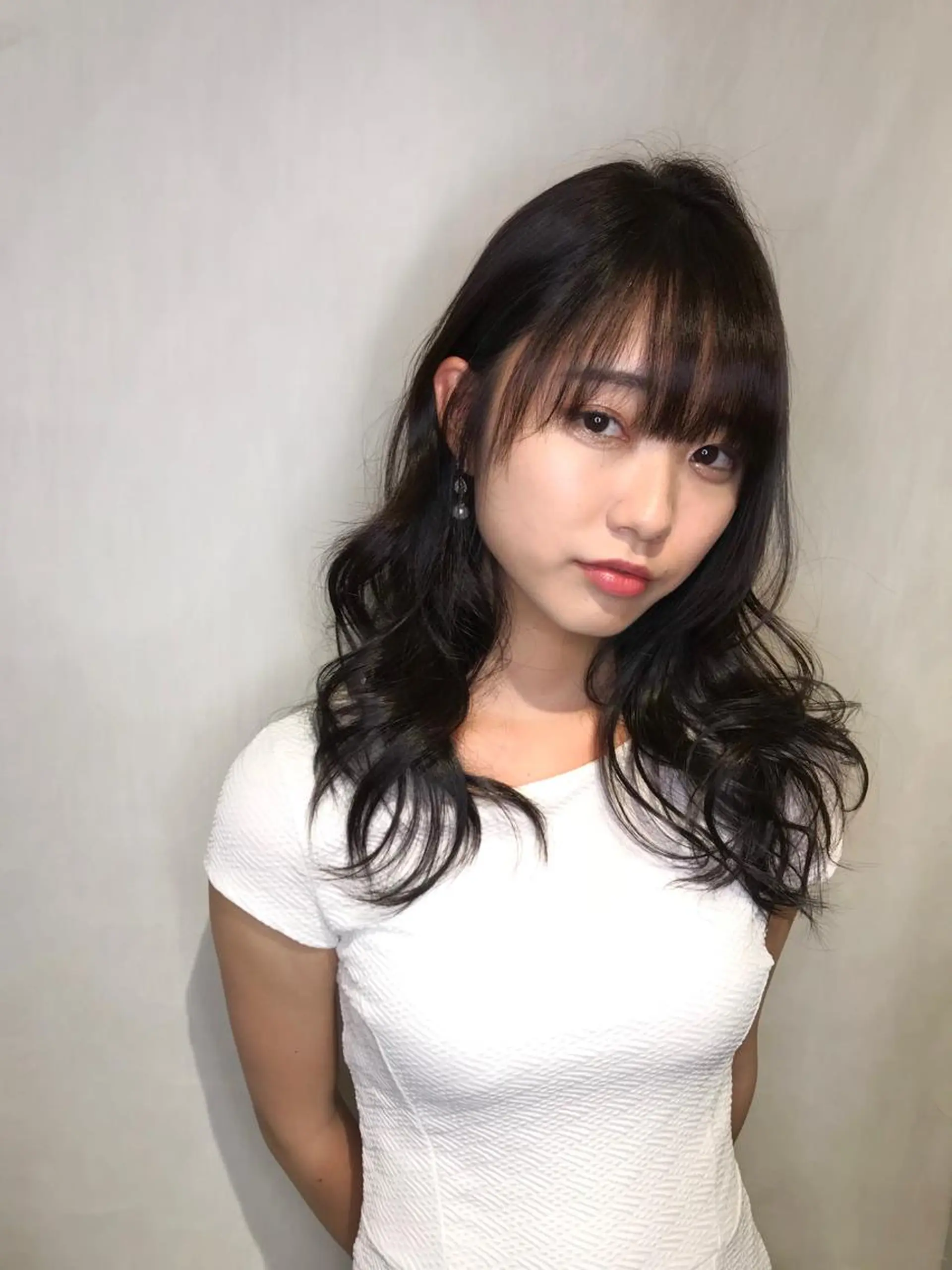 ロング カラー 寺山 佳貴のヘアスタイル