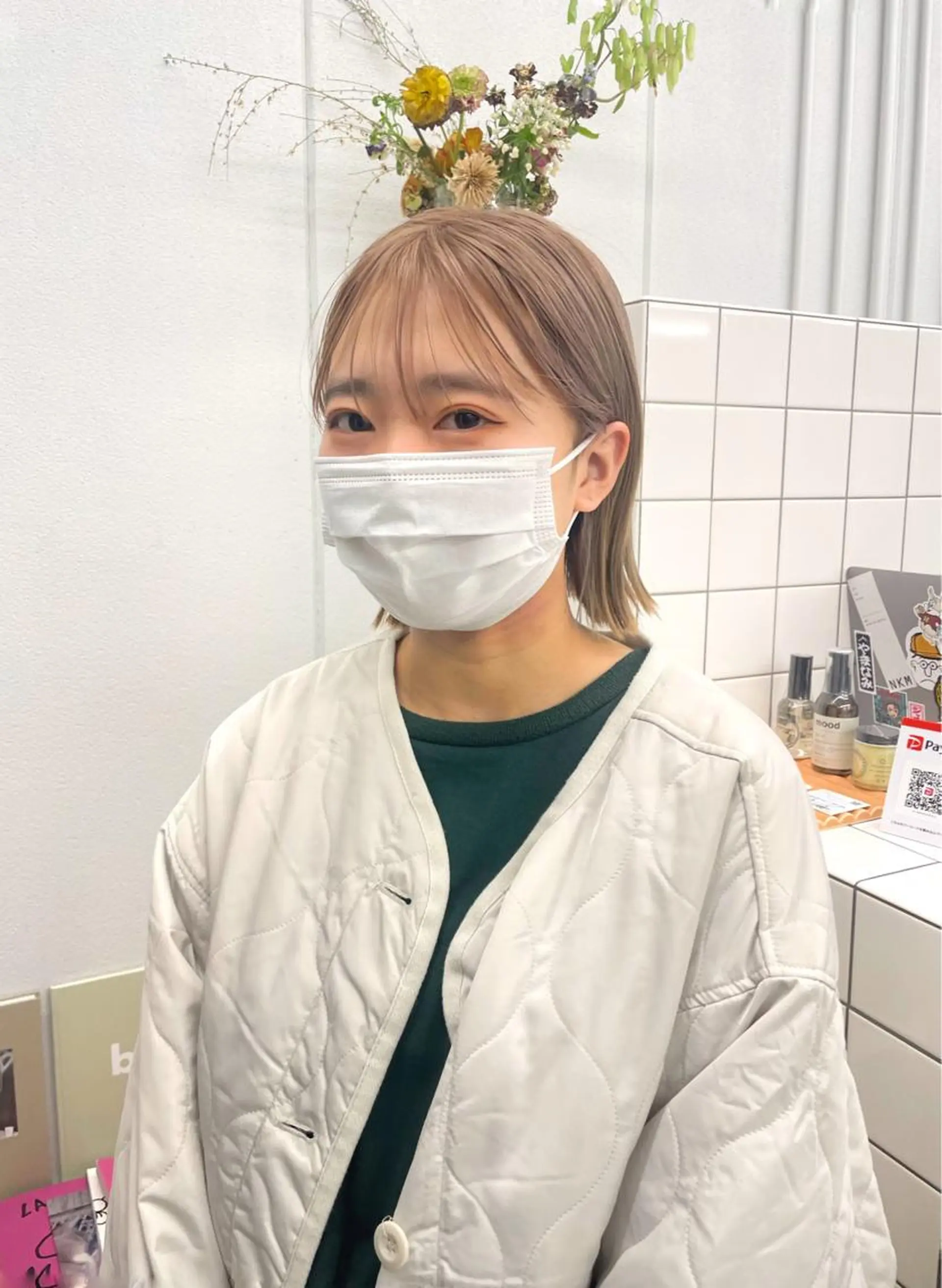 ショート カラー ヘアカラー トリートメント 関 京磨のヘアスタイル