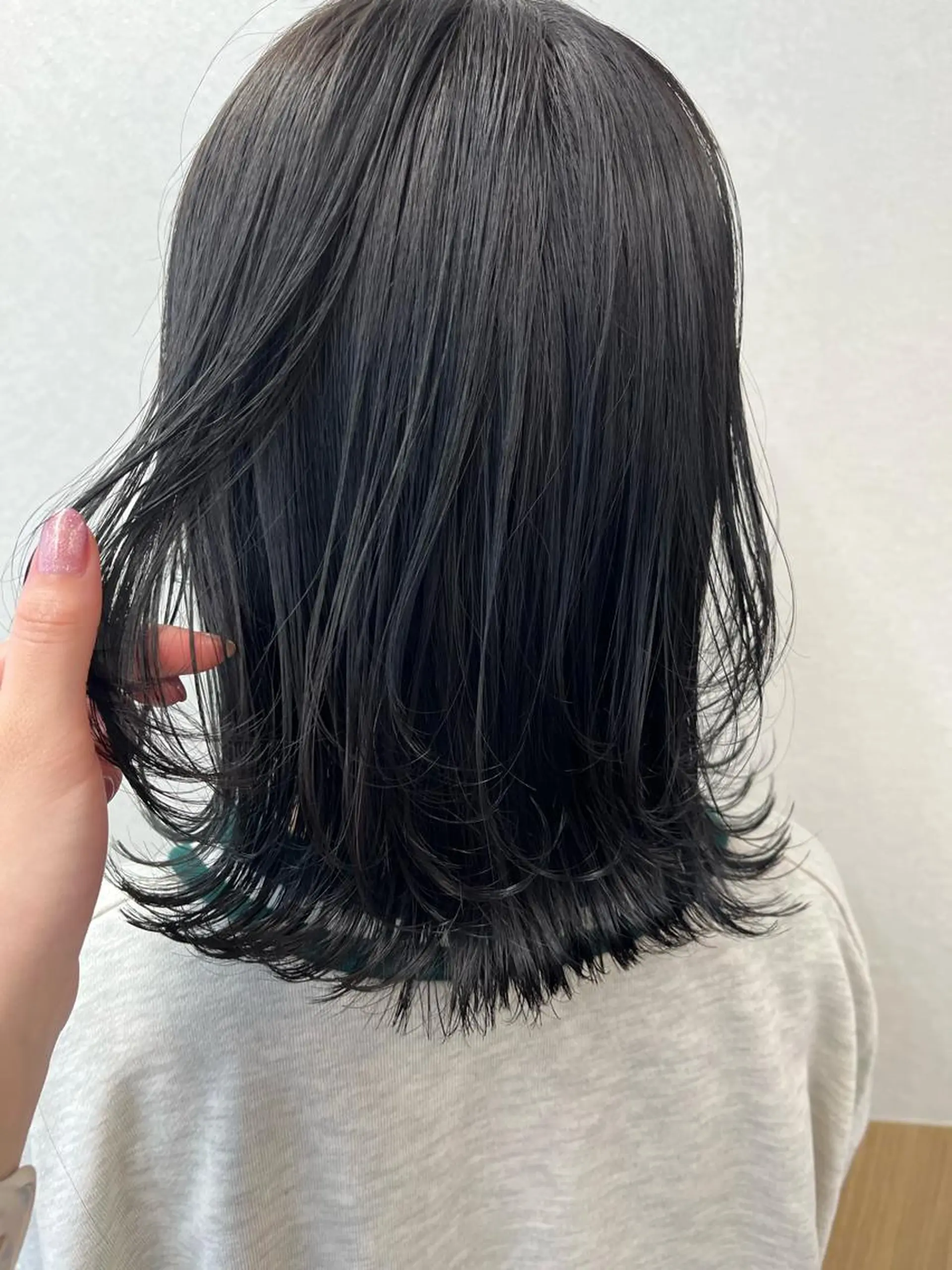 ミディアム カラー パーマ ヘアアレンジ Riposo.所属・✨艶髪✨ 奈須晴香のヘアスタイル