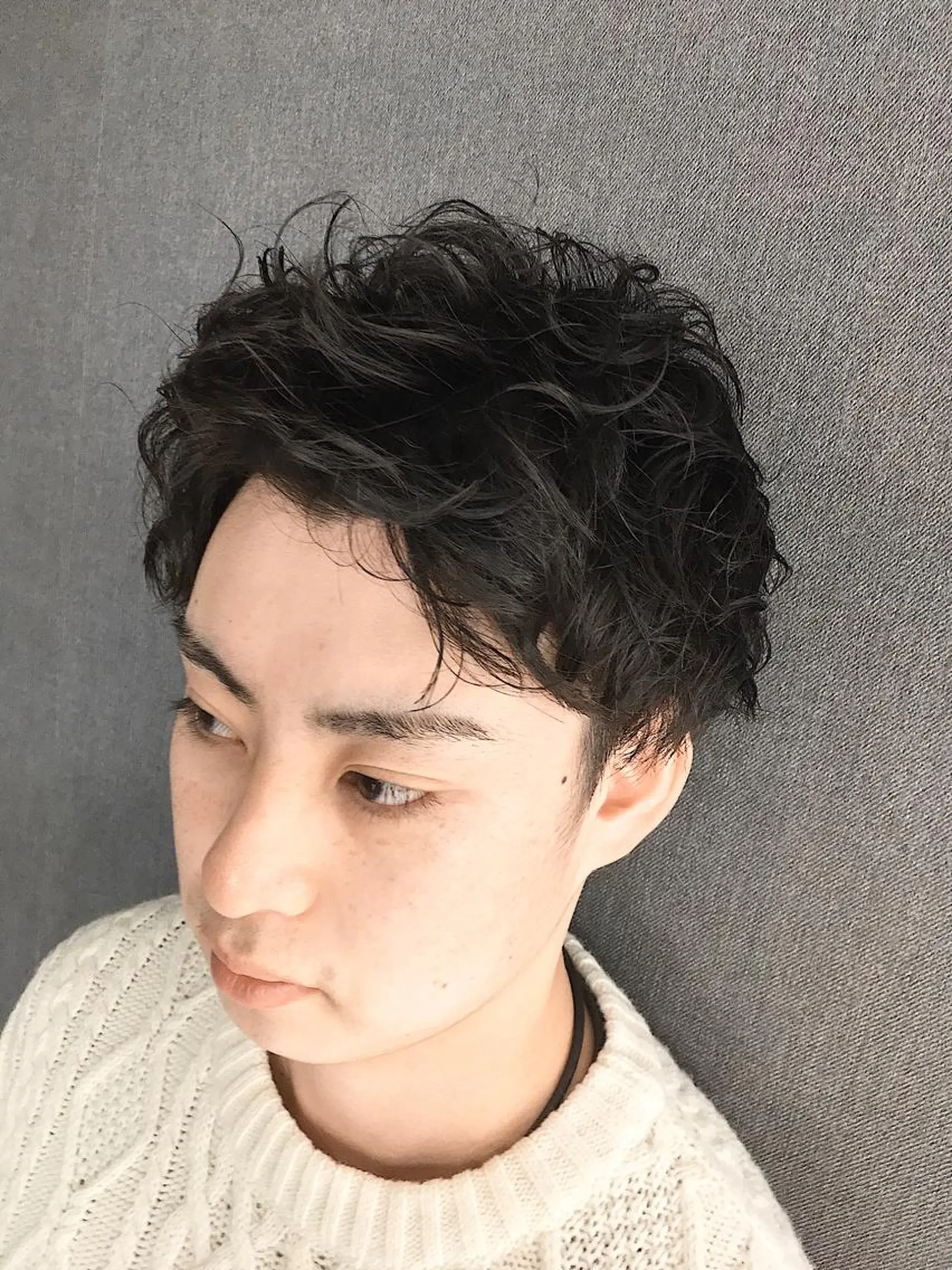 パーマ メンズ メンズパーマ スパイラルパーマ メンズサロンLOSS所属・メンズサロン rootのヘアスタイル