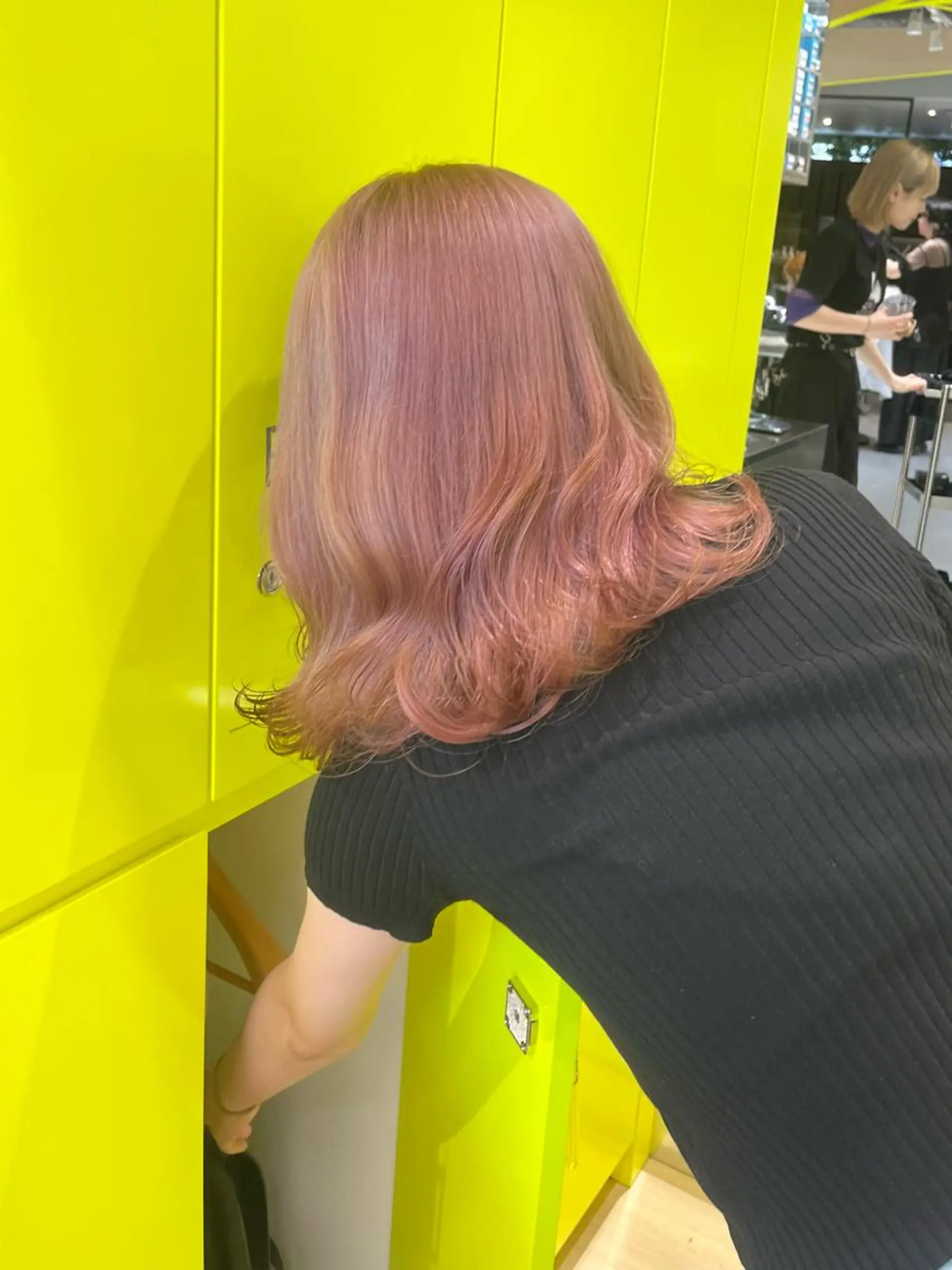 カラー ピンクカラー 🟣niw SHUNNA🟣のヘアスタイル