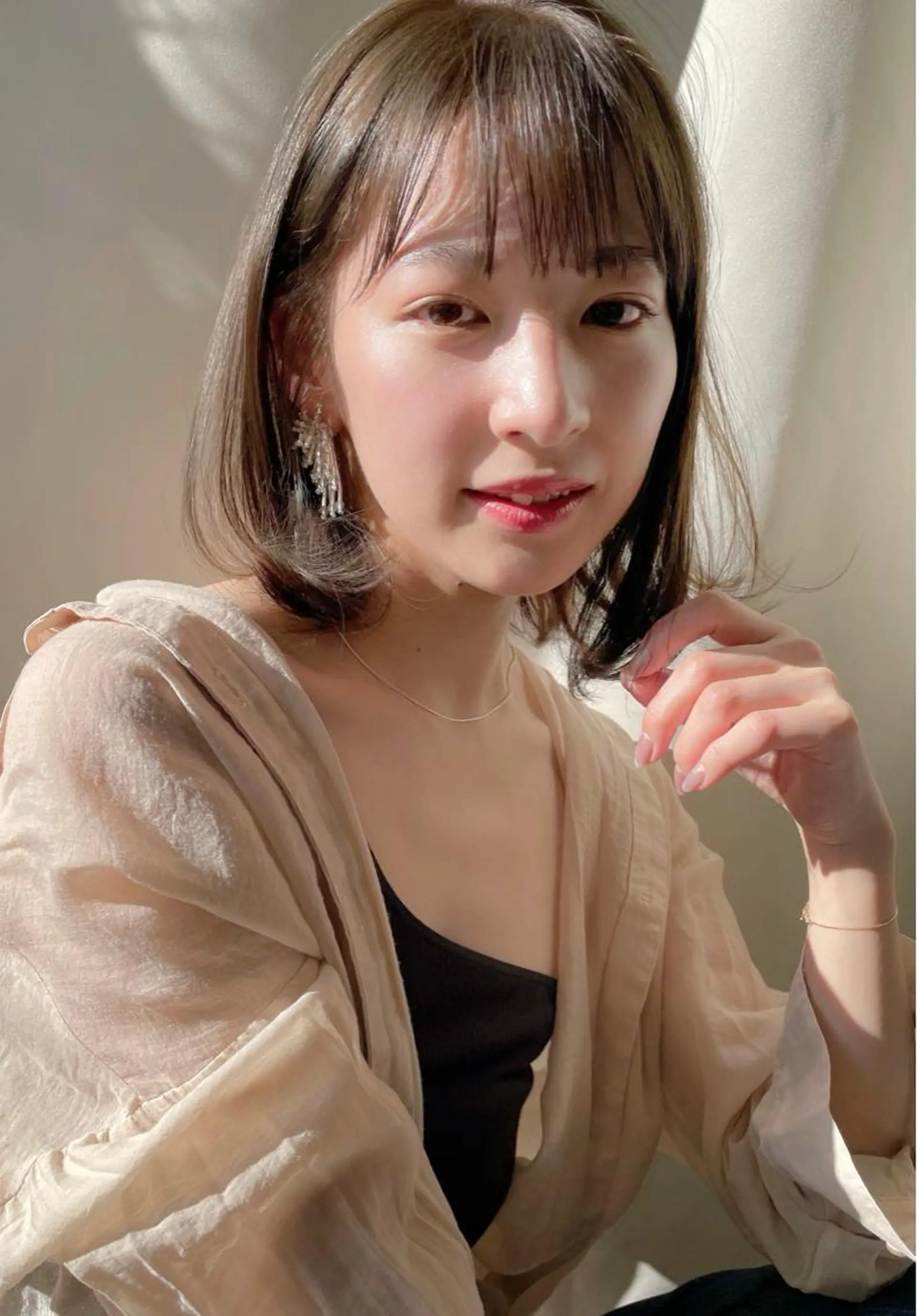 ショート カラー パーマ ヘアアレンジ カット ヘアカラー トリートメント ヘアセット 前髪顔周り✂️店長 ❤️アマミヤ❤️のヘアスタイル