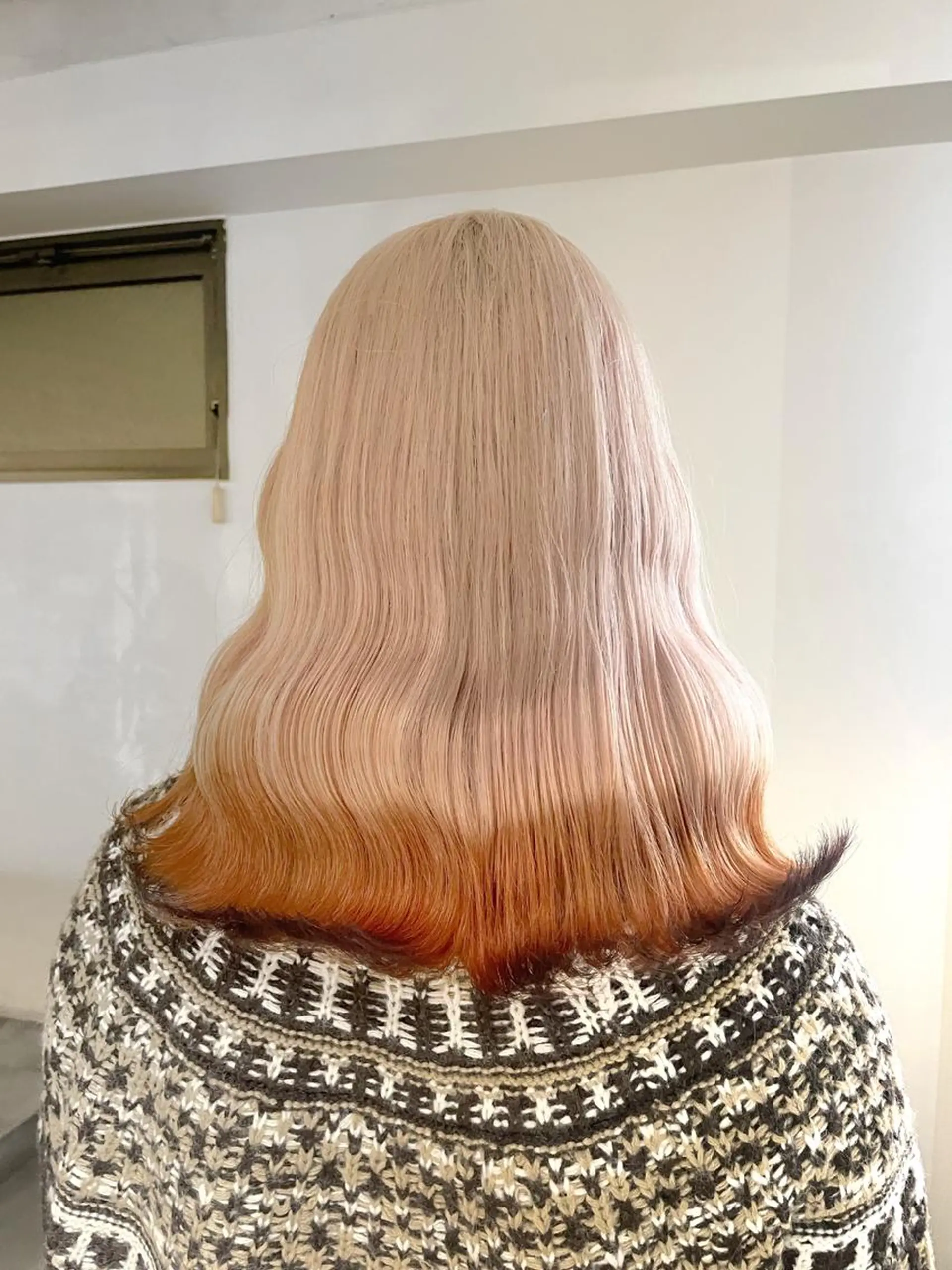 ミディアム ヘアカラー トリートメント 暖色カラー🍒 ケアブリーチ/akiのヘアスタイル