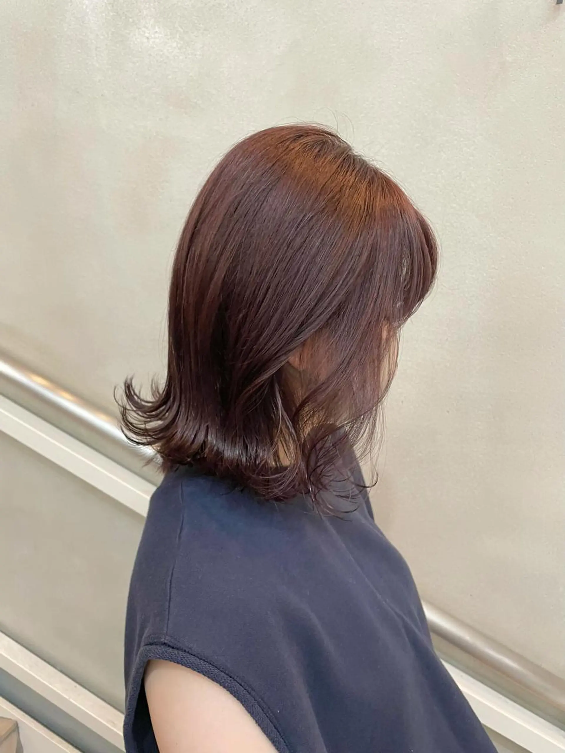 ミディアム カラー ブラウンカラー ピンクカラー ピンクブラウン 沖縄/ヘアアレンジ /ナカノのヘアスタイル